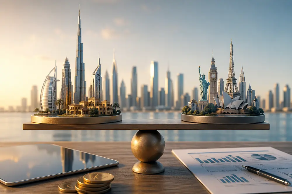 ROI Comparison Dubai vs Global Real Estate Markets