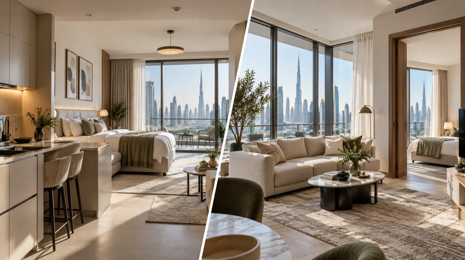 Studio vs 1-Bedroom Apartment Dubai Investment Guide