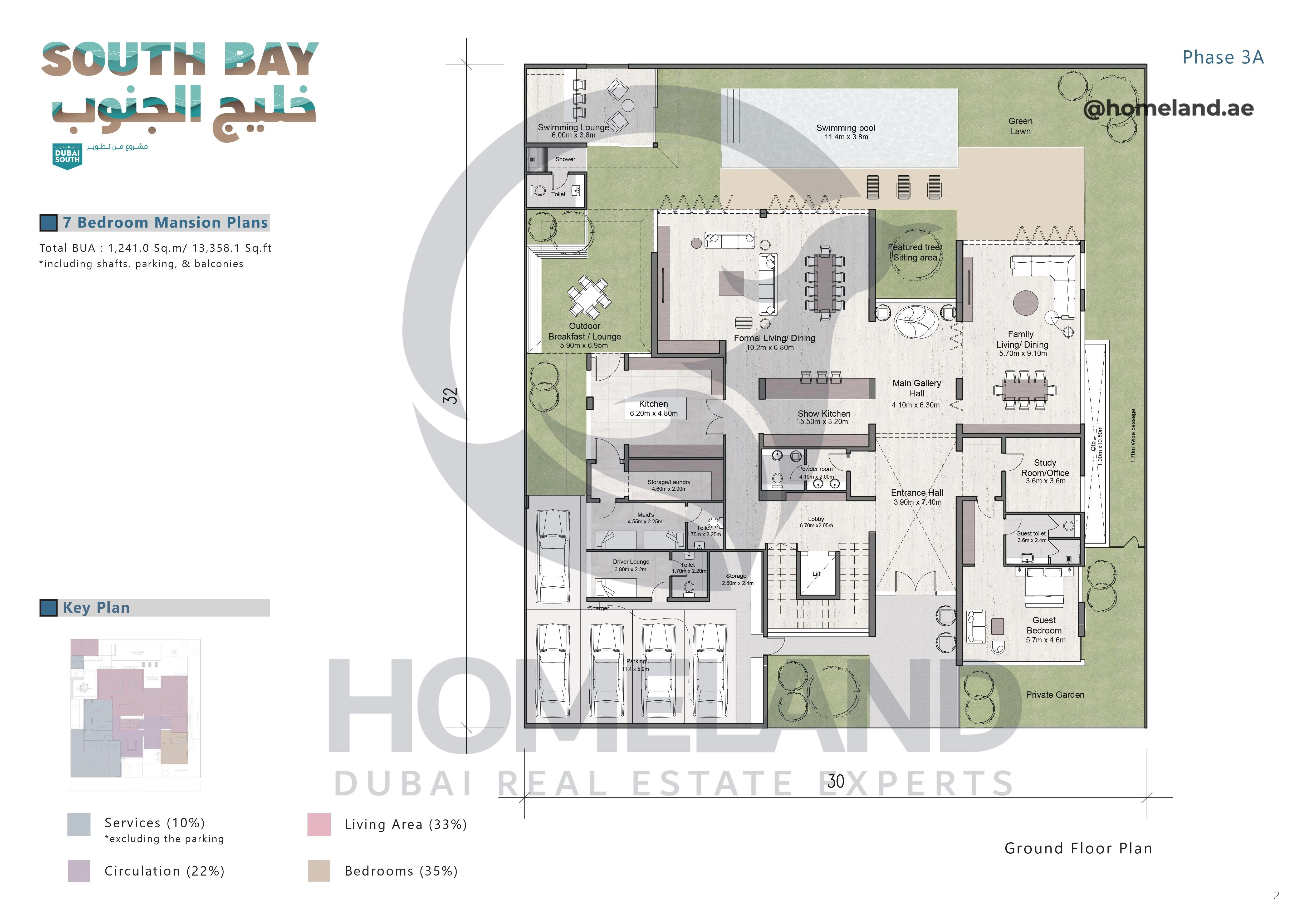 South Bay Phase 3A, Mansion, 7BR, Ground Floor, 13358.1 SQFT