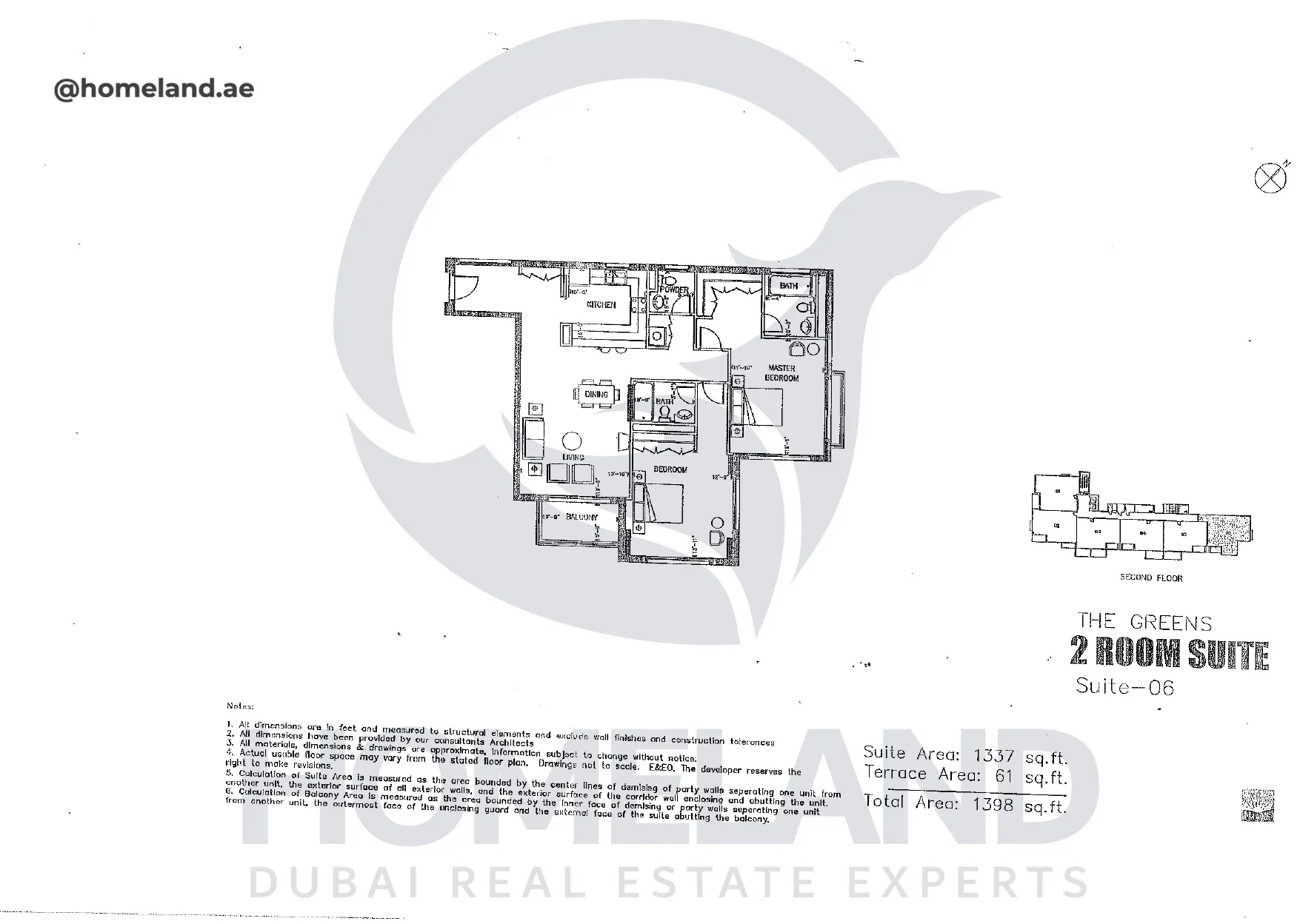 Una, 2BR, Suite 06, Level 2, 1398 SQFT