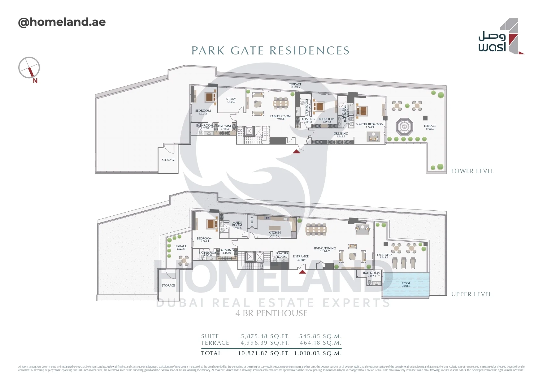 Park Gate Residences, Penthouse, 4BR, 10871 SQFT