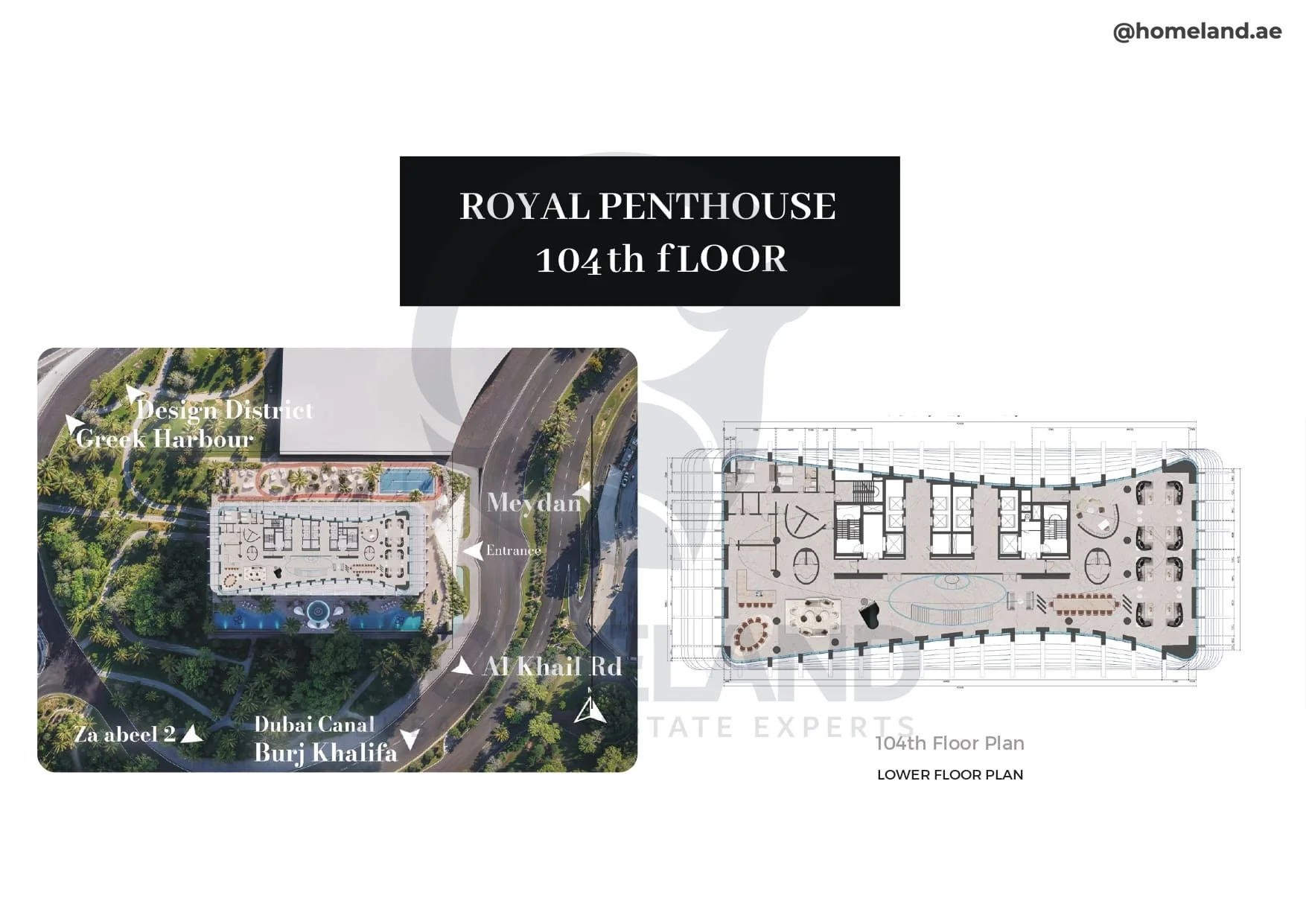 Tiger Sky, Royal Penthouse, Level 104, Lower Floor