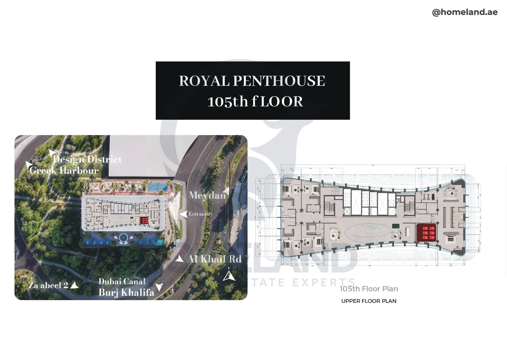 Tiger Sky, Royal Penthouse, Level 105, Upper Floor