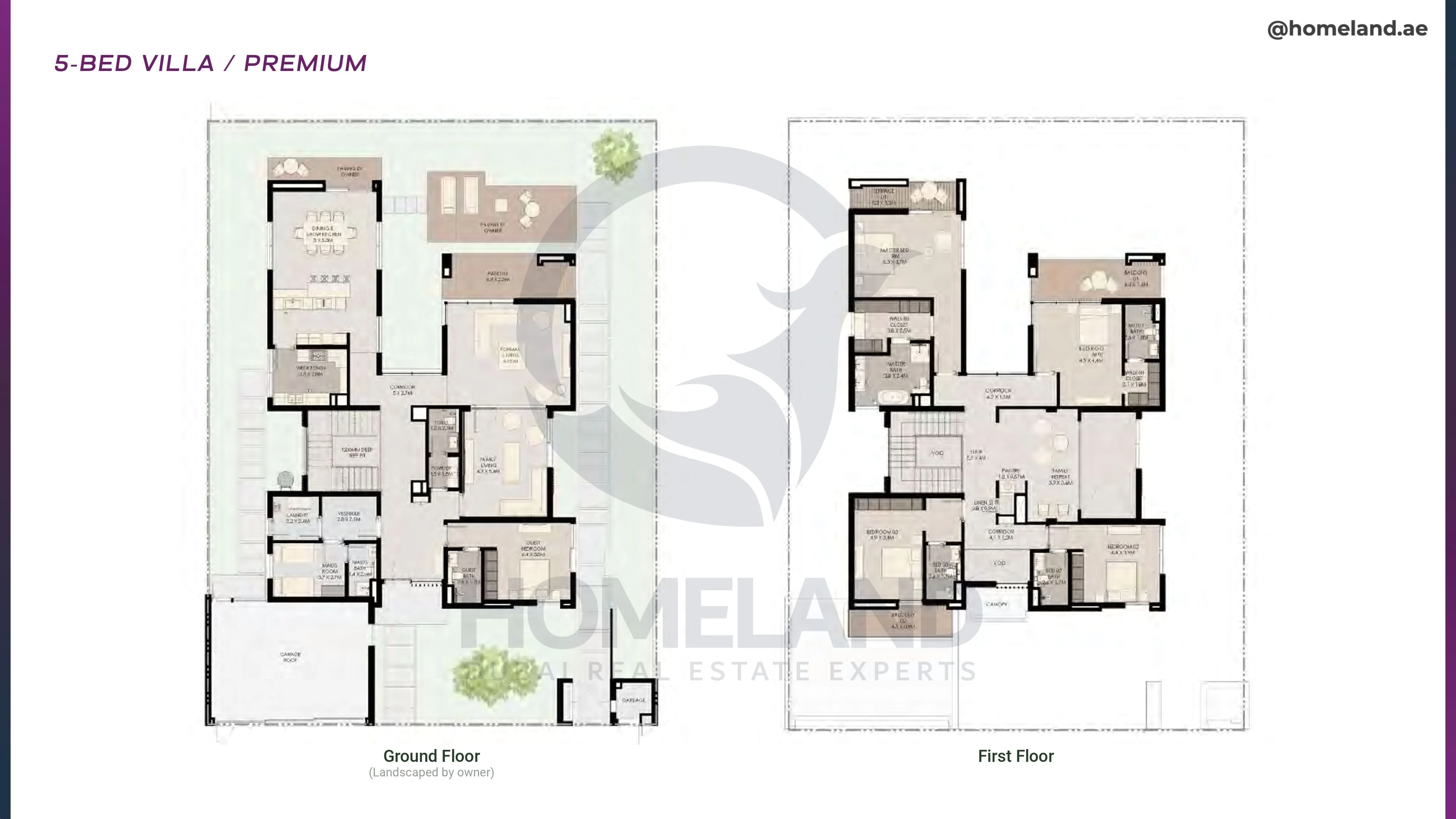 Athlon, Villa Premium, 5BR, Level Ground-1st