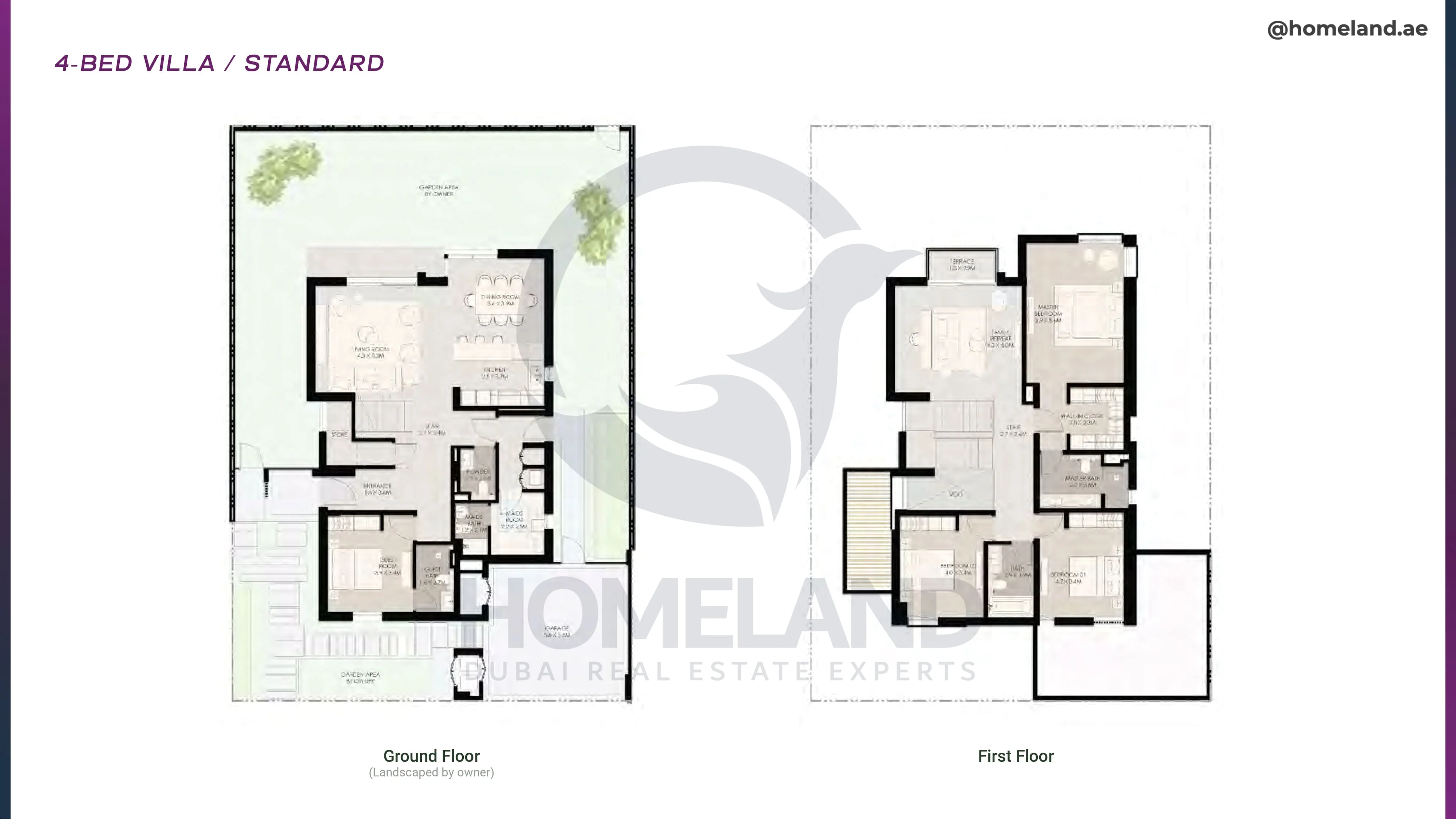 Athlon, Villa Standard, 4BR, Level Ground-1st