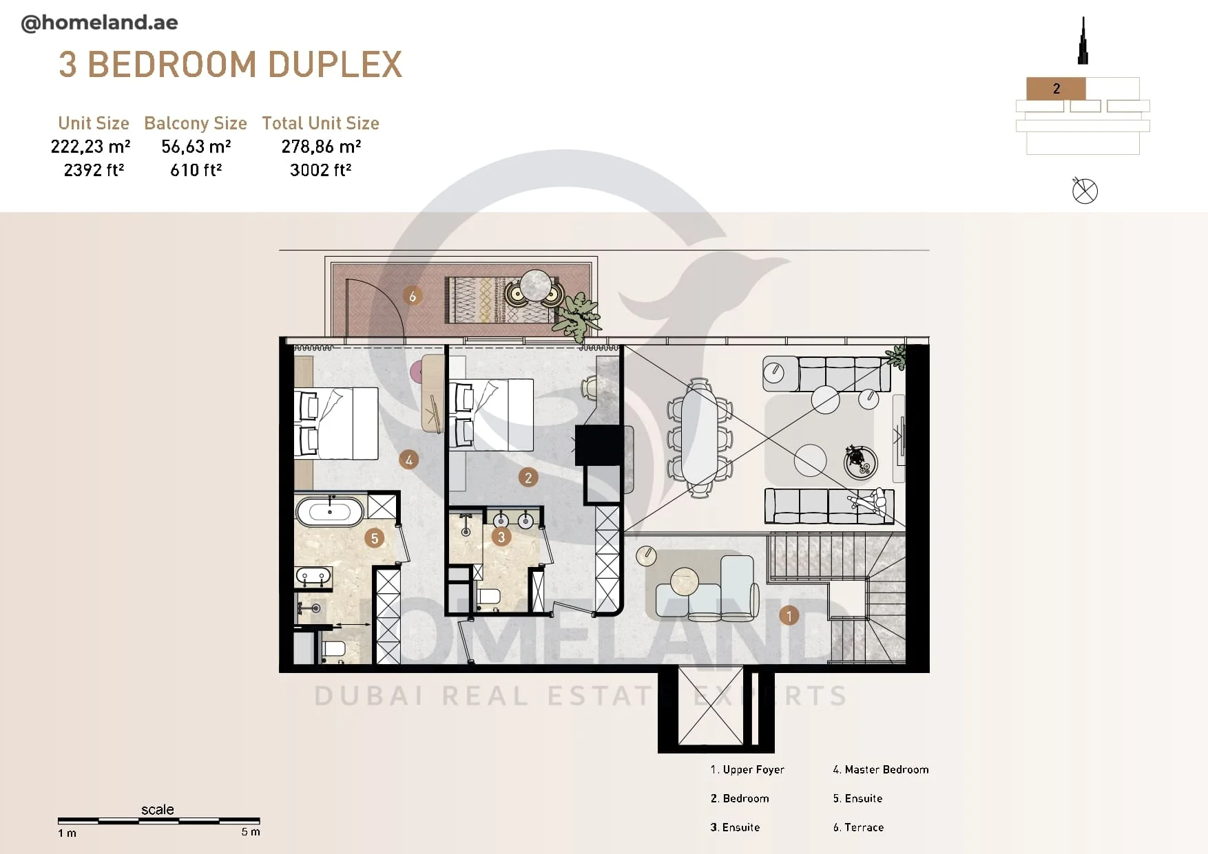 25H Heimat, 3BR, Duplex, 3002 SQFT
