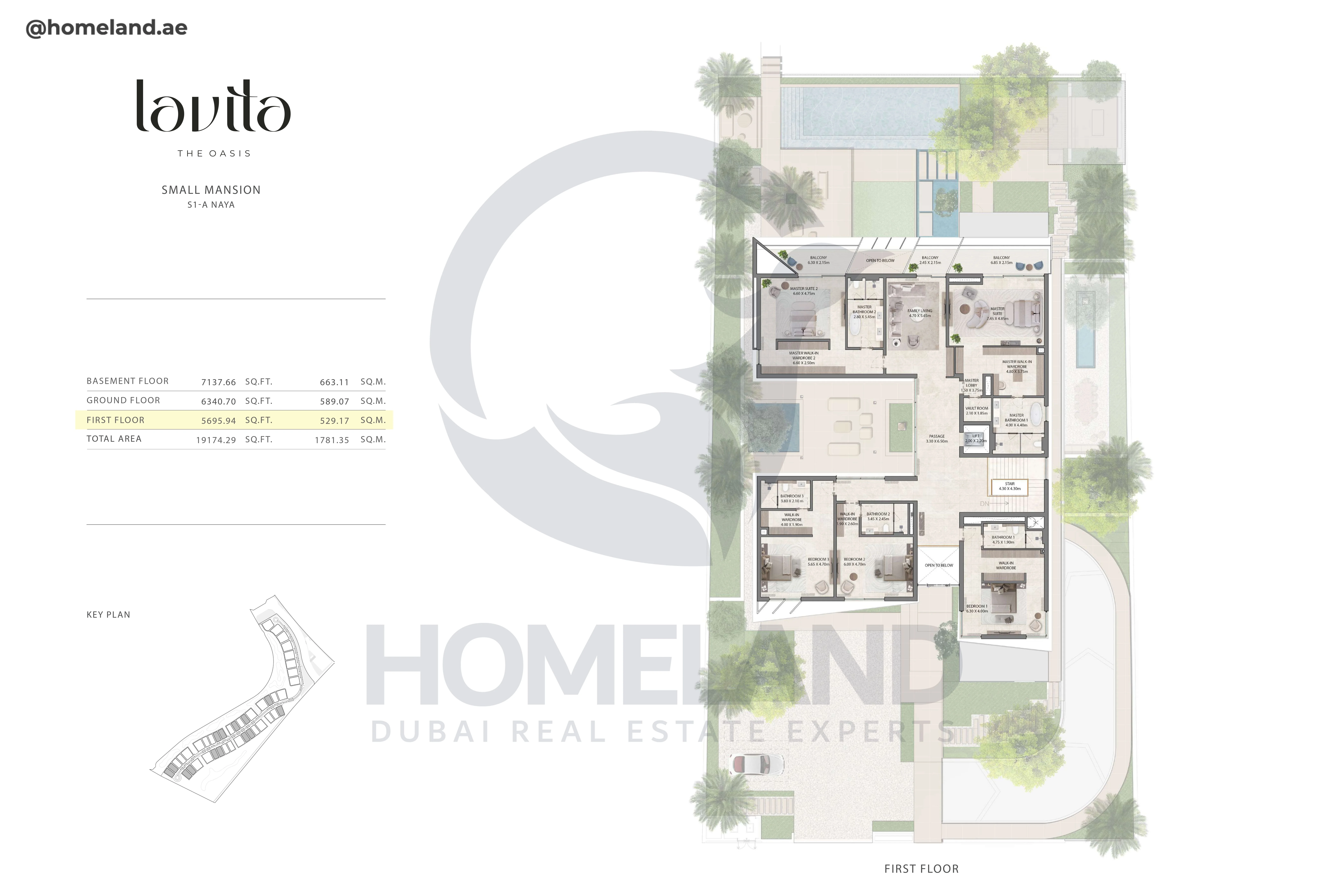 Lavita, Small Mansion, S1-A Naya, First Floor, 5695 SQFT