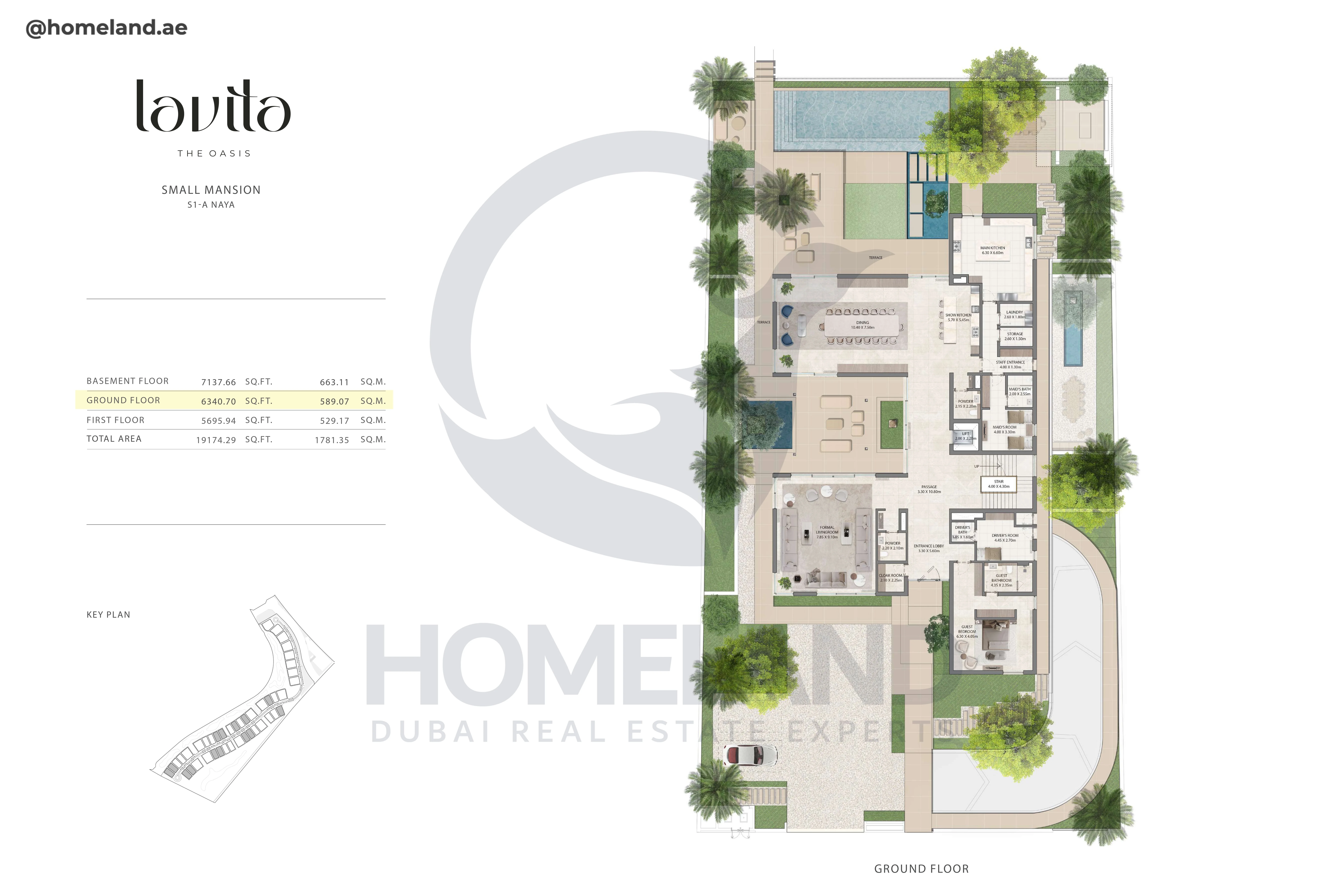 Lavita, Small Mansion, S1-A Naya, Ground Floor, 6340 SQFT