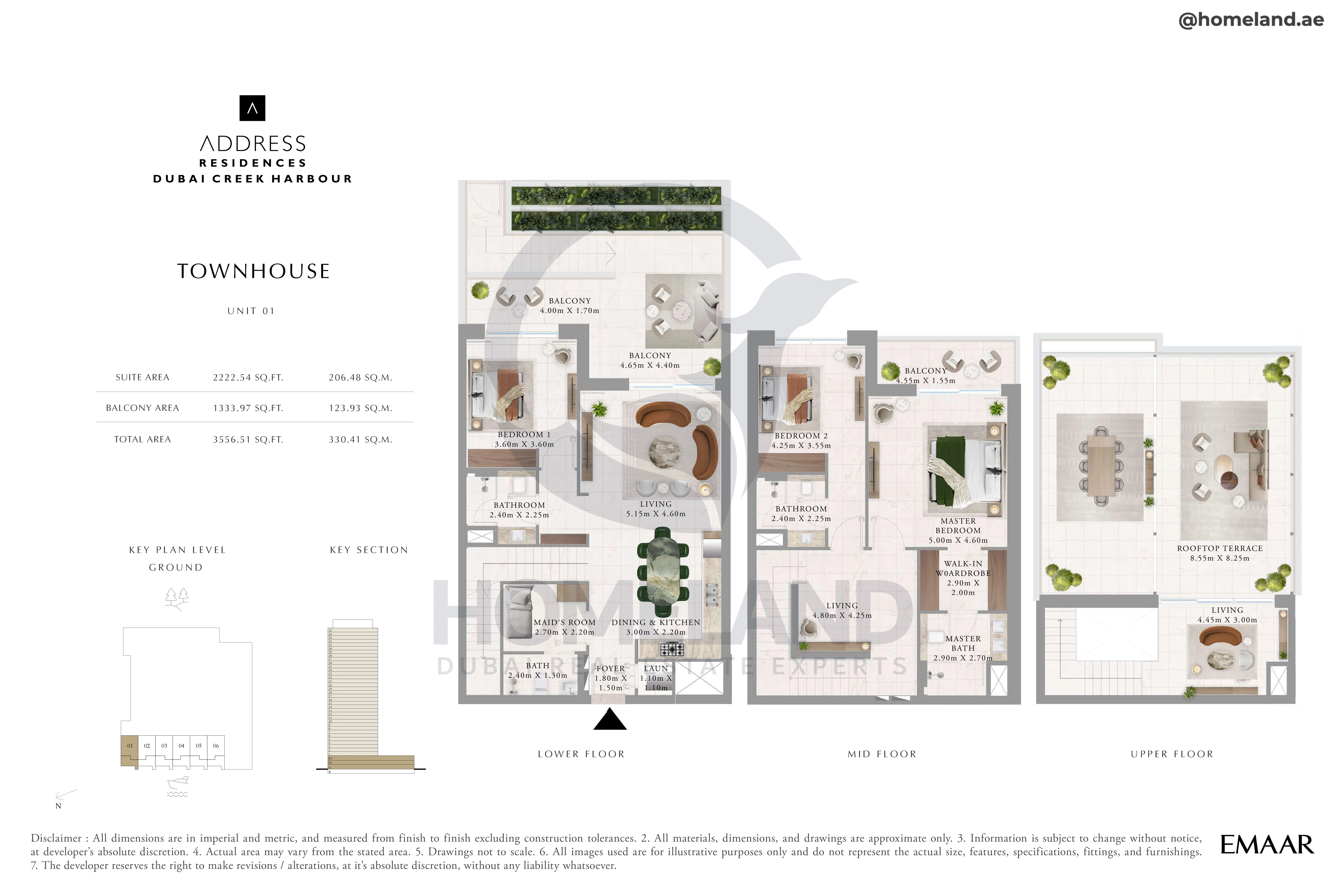 Address Residences, Townhouse, Unit 01, 3556 SQFT