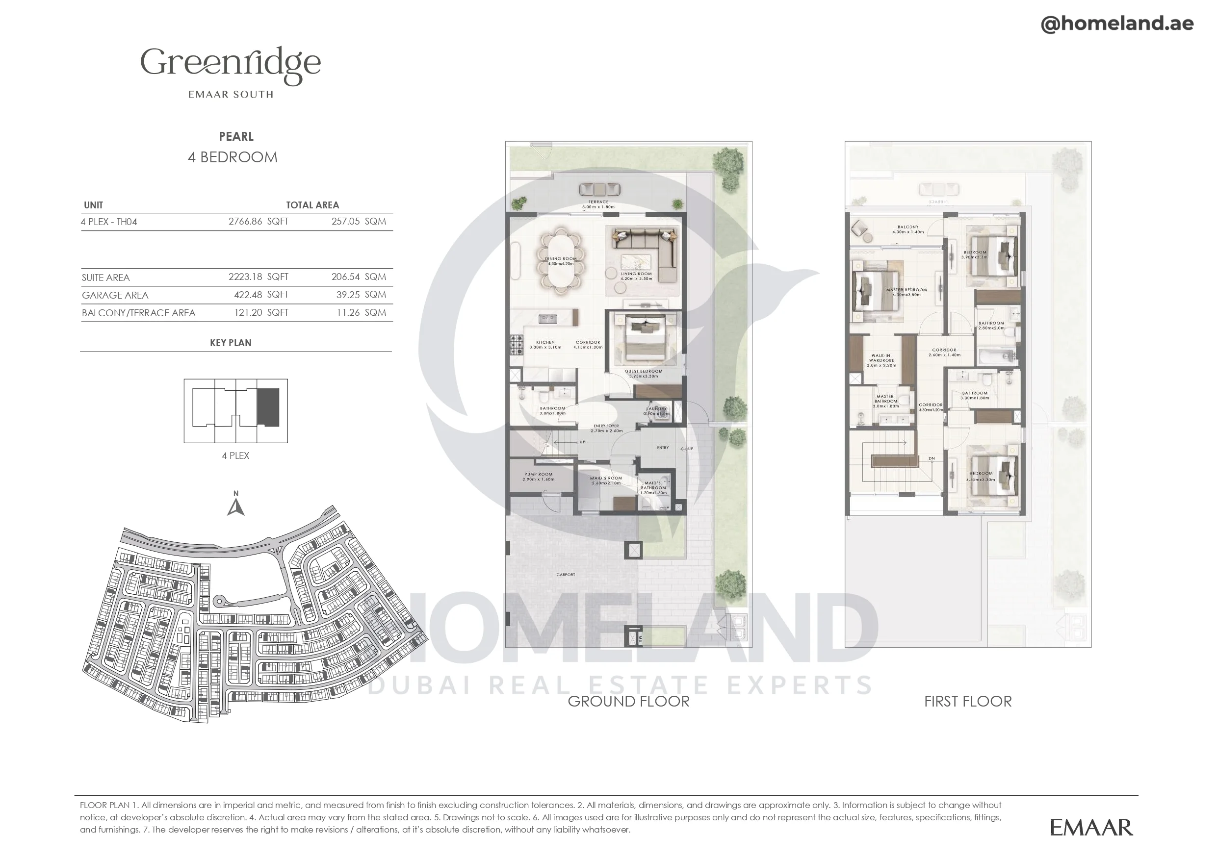 Greenridge, Pearl, 4BR, Unit 4 Plex-TH04, 2766 SQFT