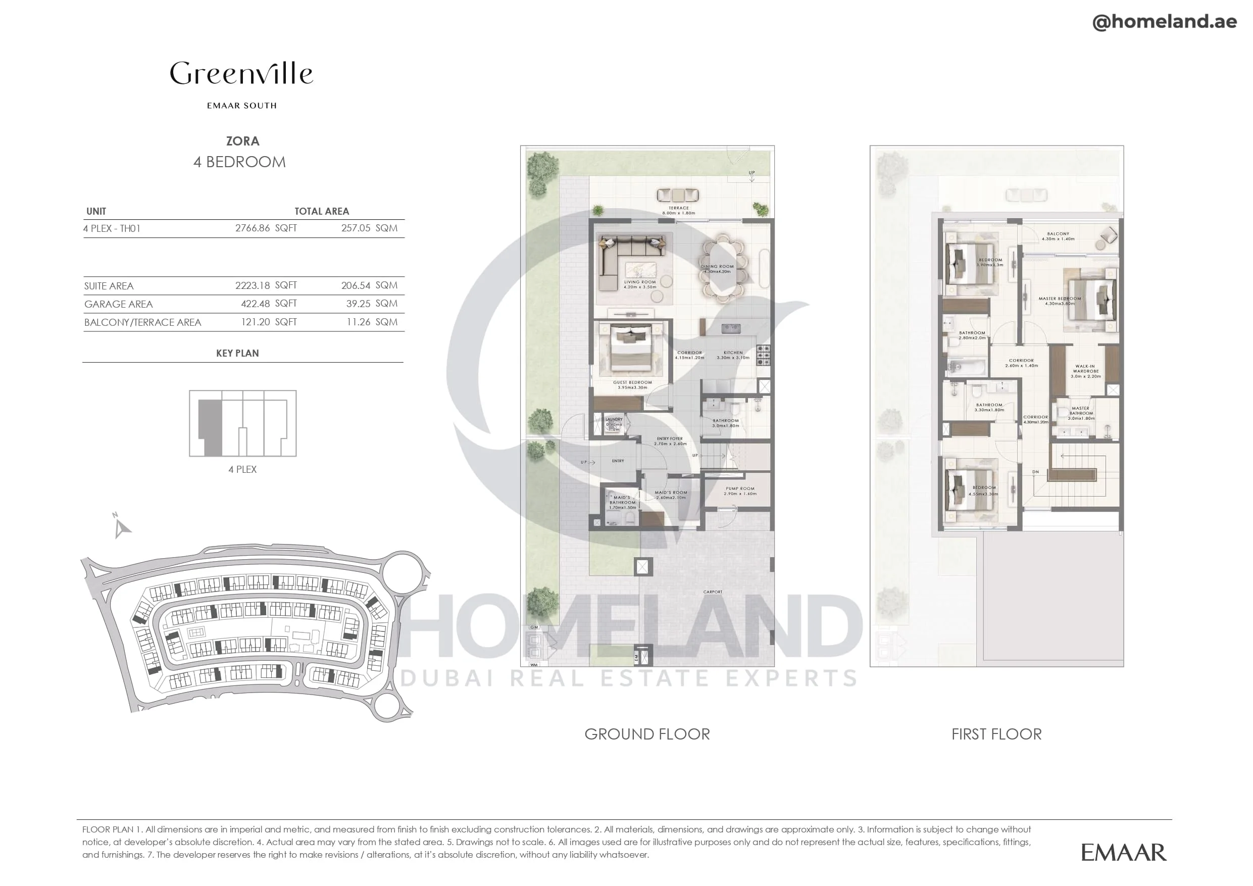 Greenville, Zora, 4BR, Unit 4Plex-TH01, 2766 SQFT