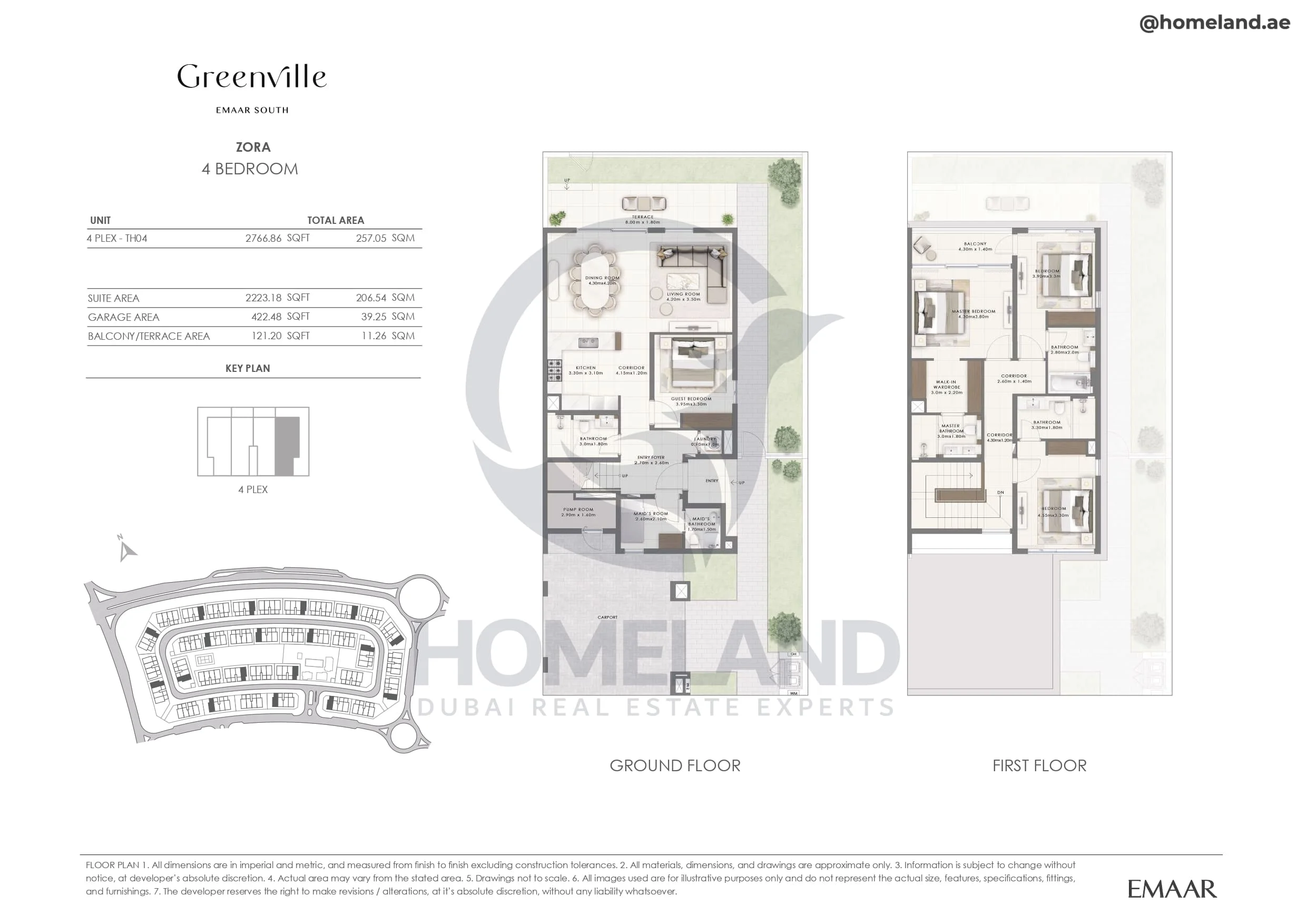 Greenville, Zora, 4BR, Unit 4Plex-TH04, 2766 SQFT