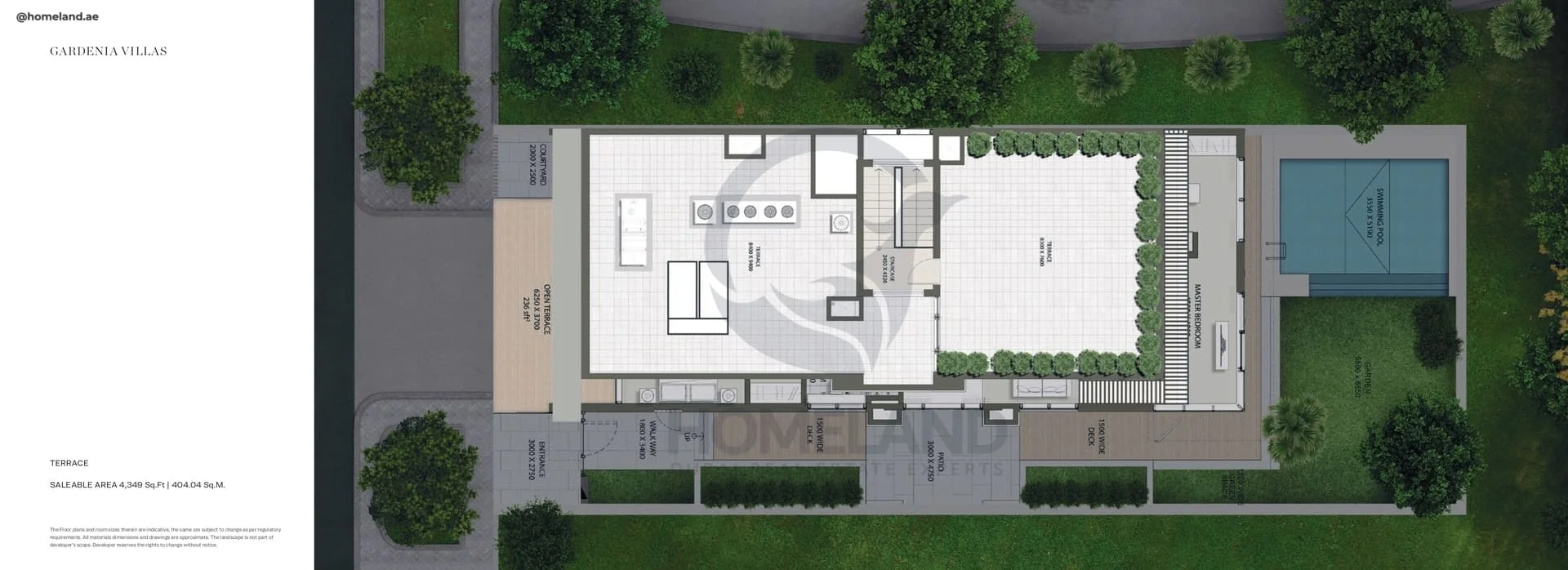 Sobha Hartland Estate, Gardenia Villas, 4BR, Level Terrace, 4349 SQFT