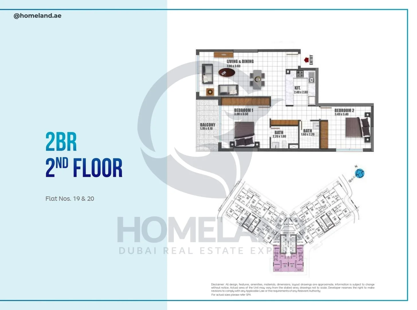 Skyz Residence, 2BR, Level 2, Unit 19 & 20