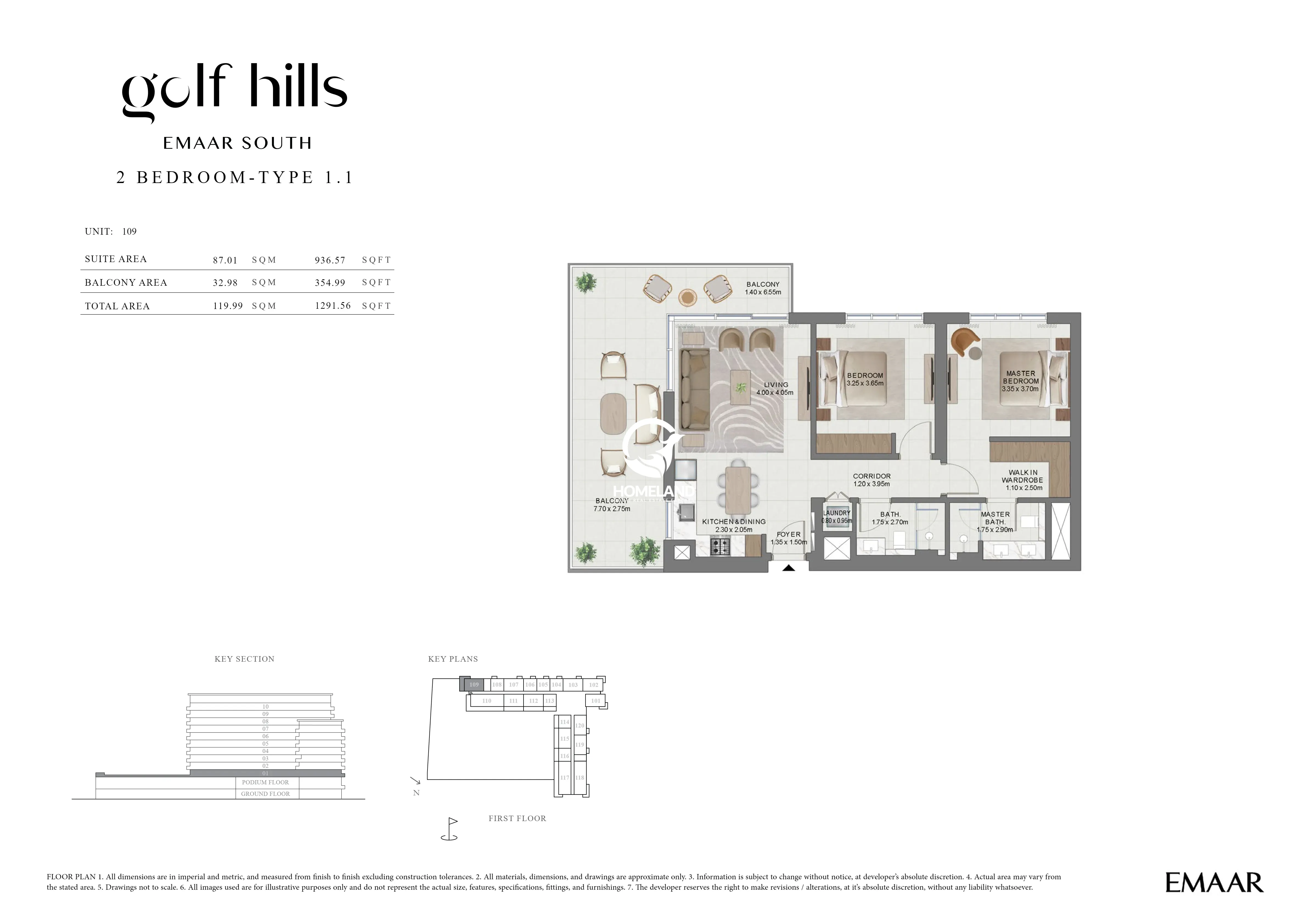 2 BEDROOMS TYPE 1-1