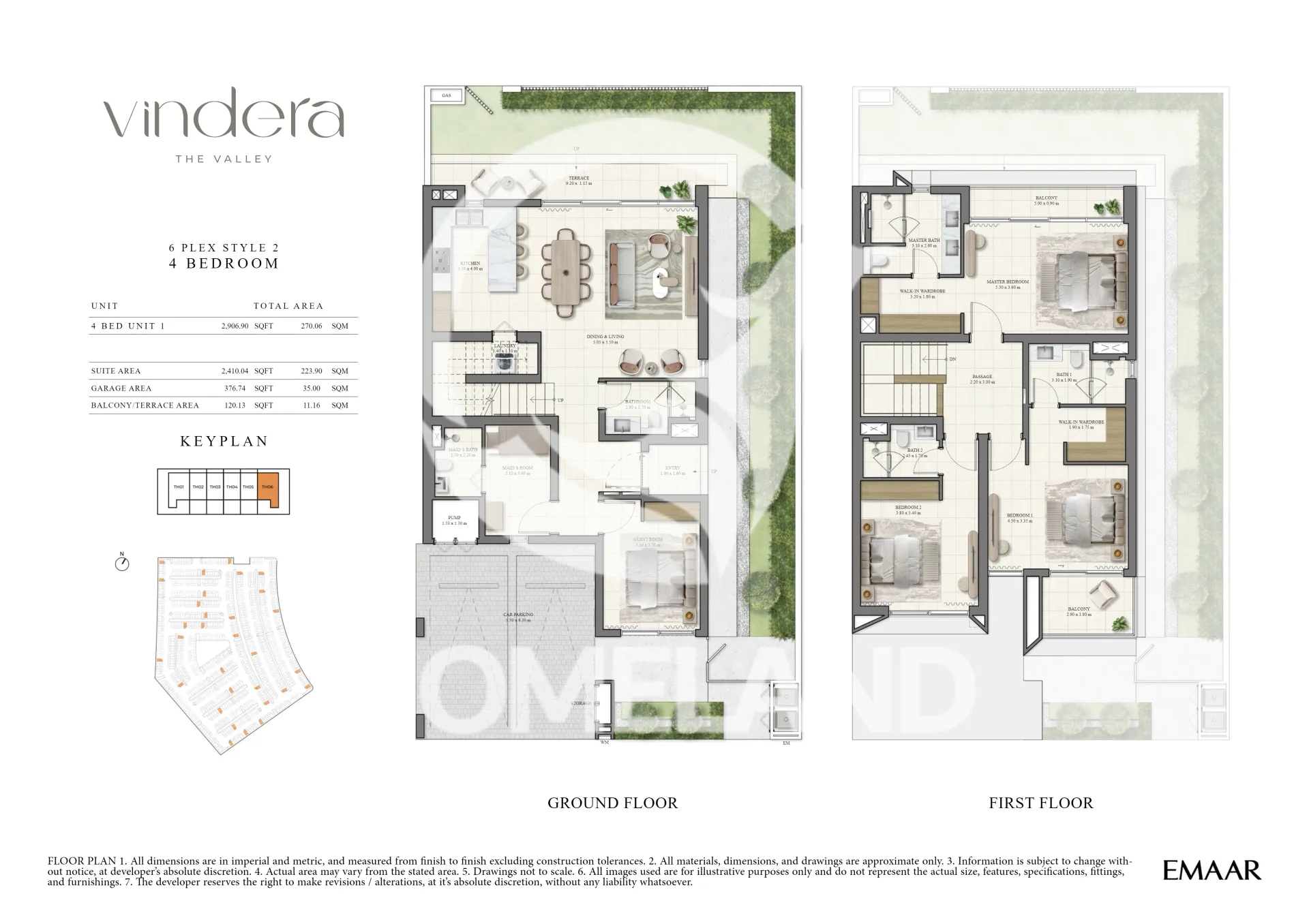 6 Plex Style 2 - 4 Bedroom