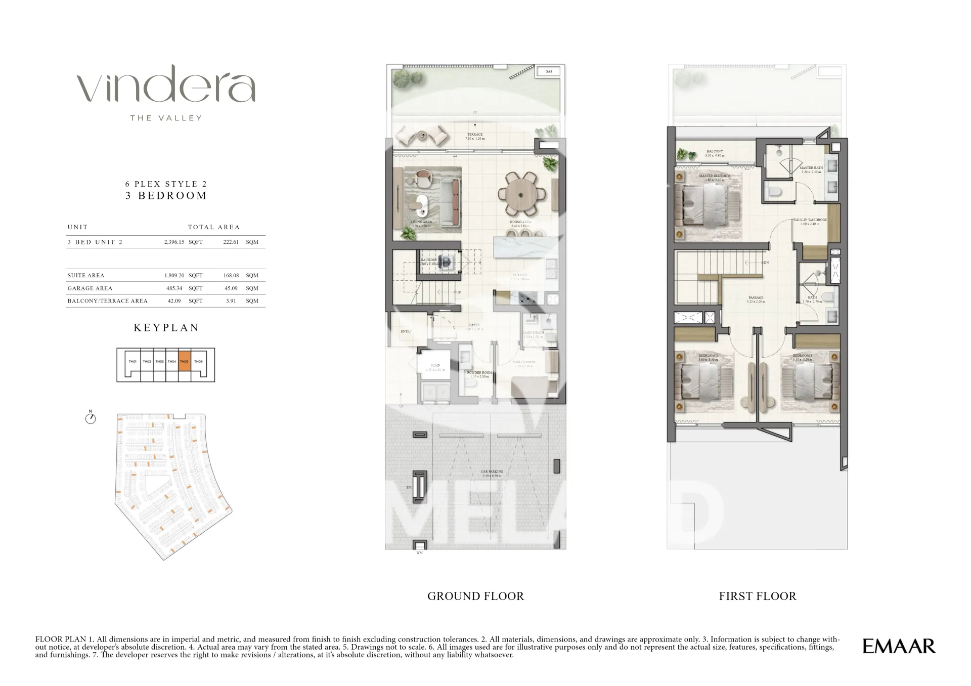 6 Plex Style 2 - 3 Bedroom