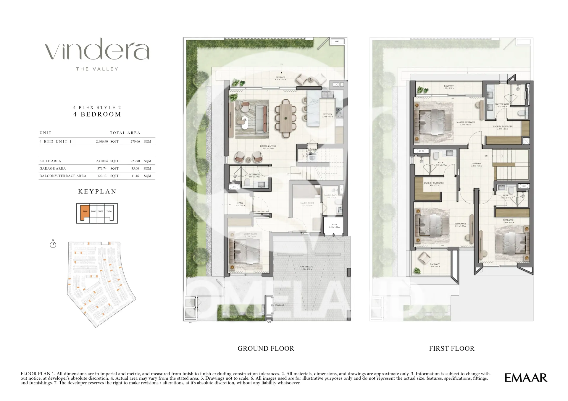 4 Plex Style 2 - 4 Bedroom