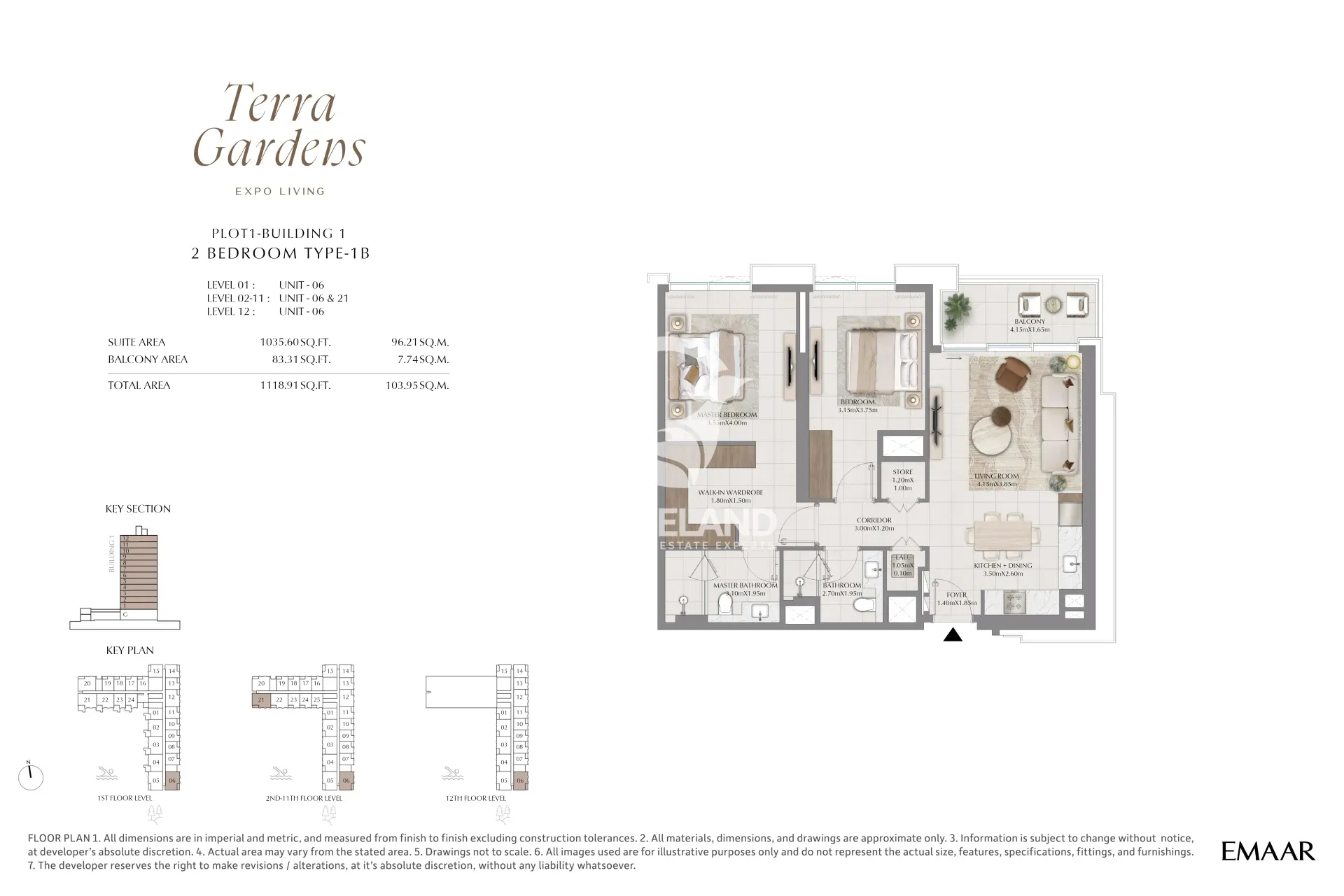 2 Bedroom Type 1B