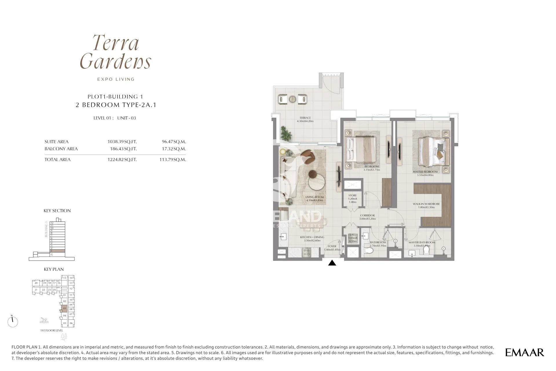 2 Bedroom Type 2A.1