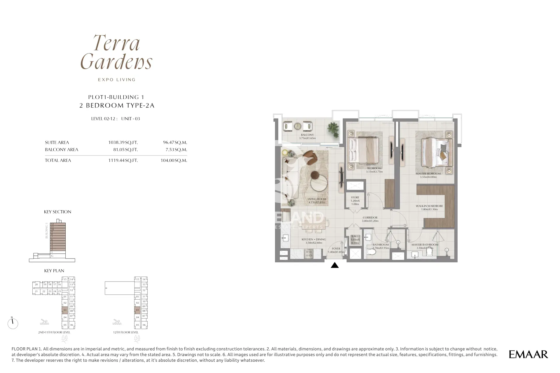 2 Bedroom Type 2A