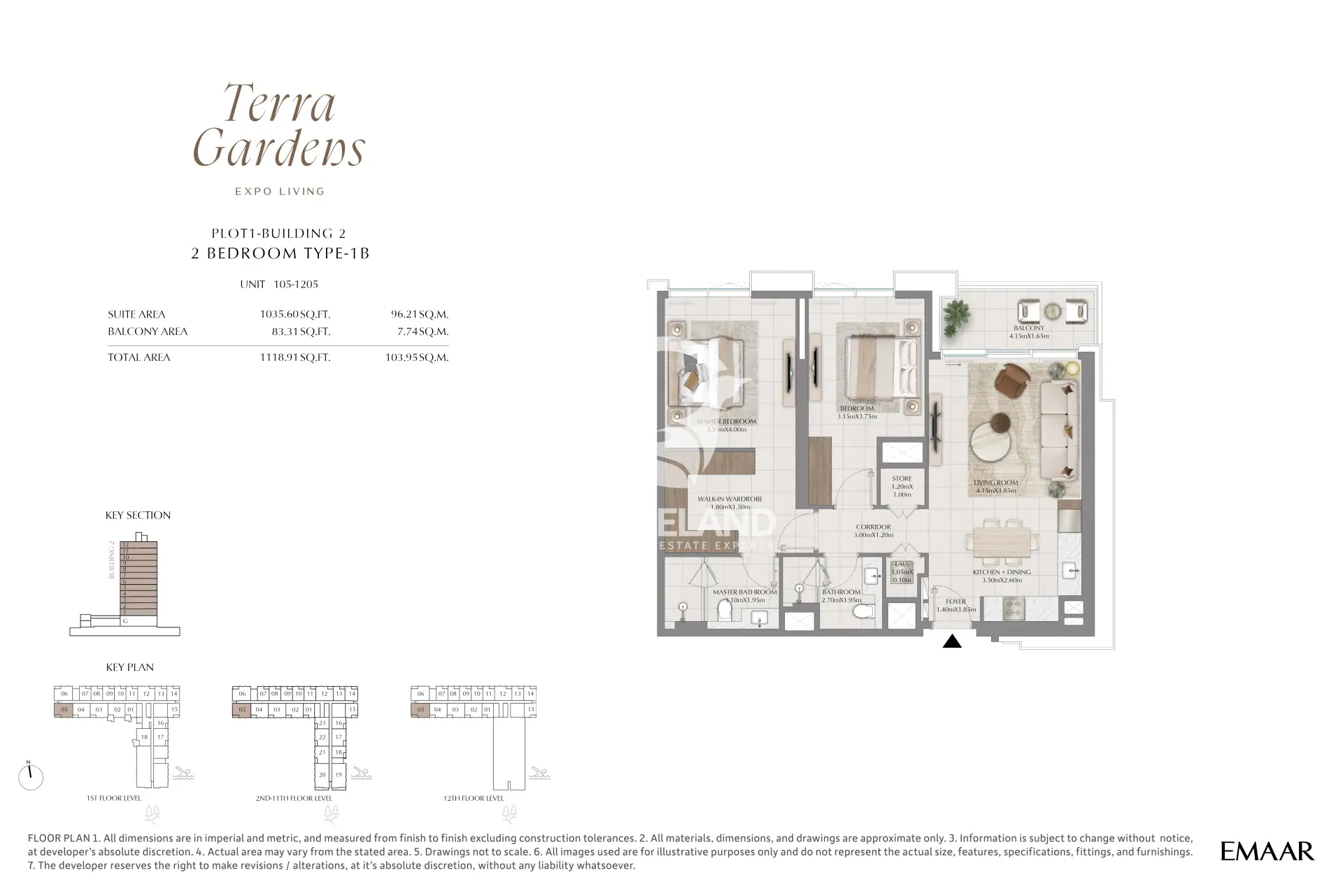 2 Bedroom Type 1B