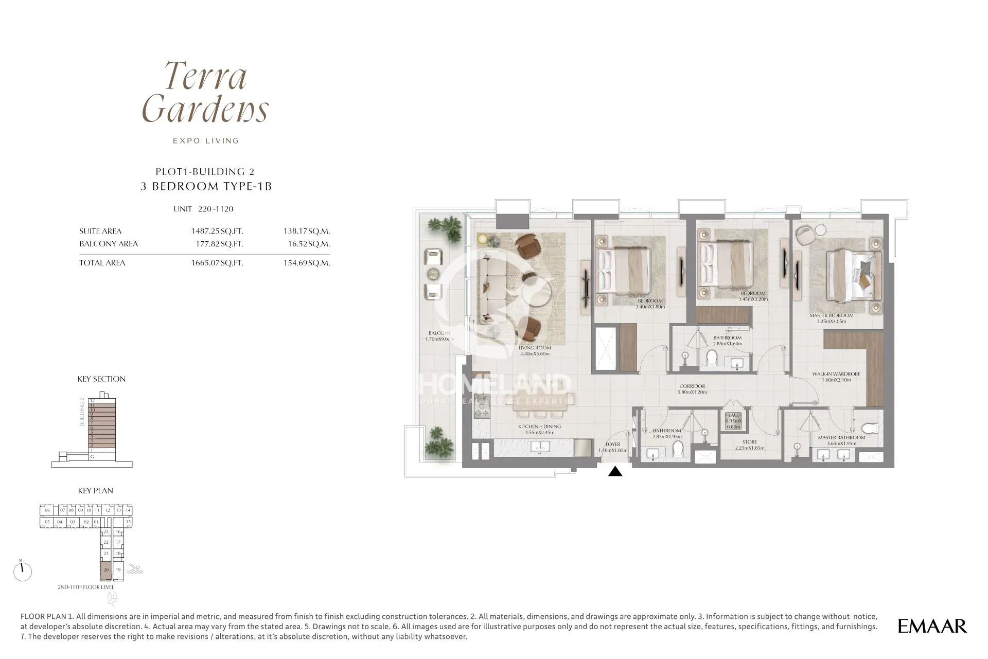 2 Bedroom Type 1B