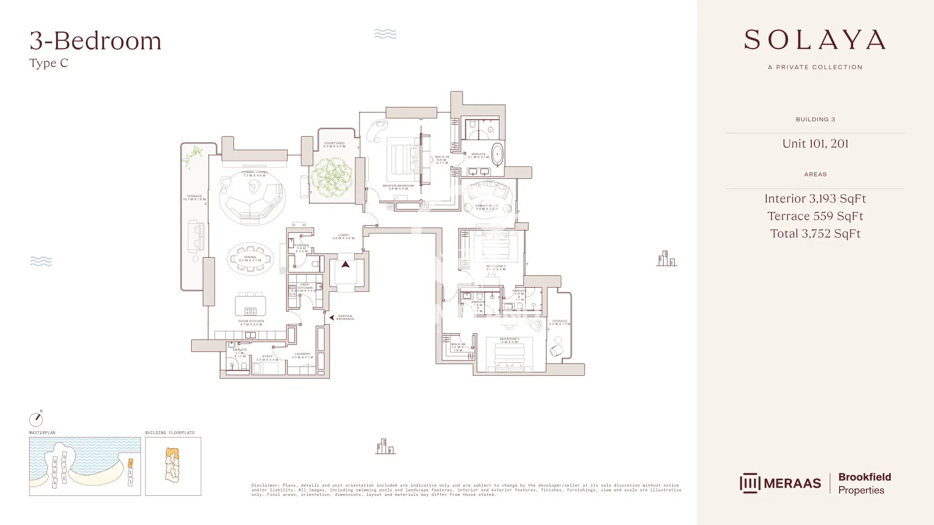 3 BR Type C