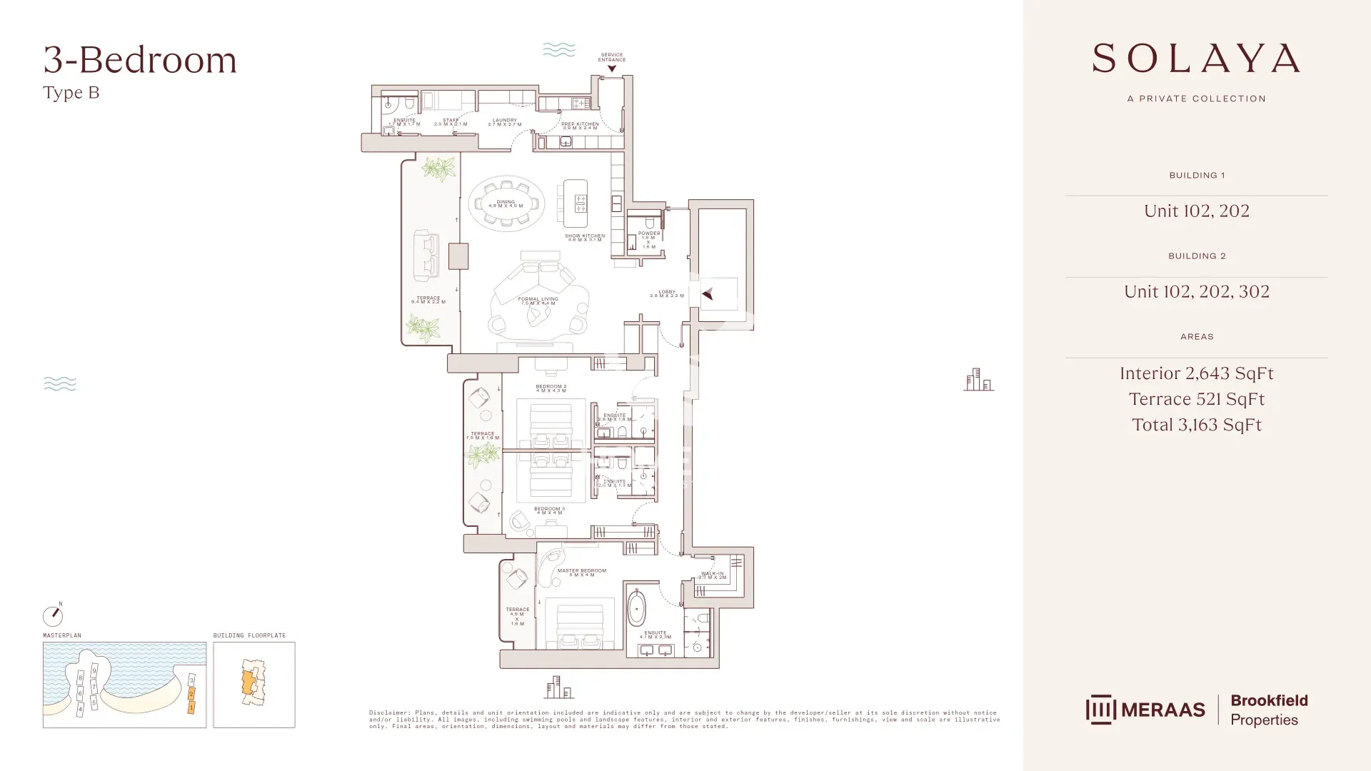 3 BR Type B