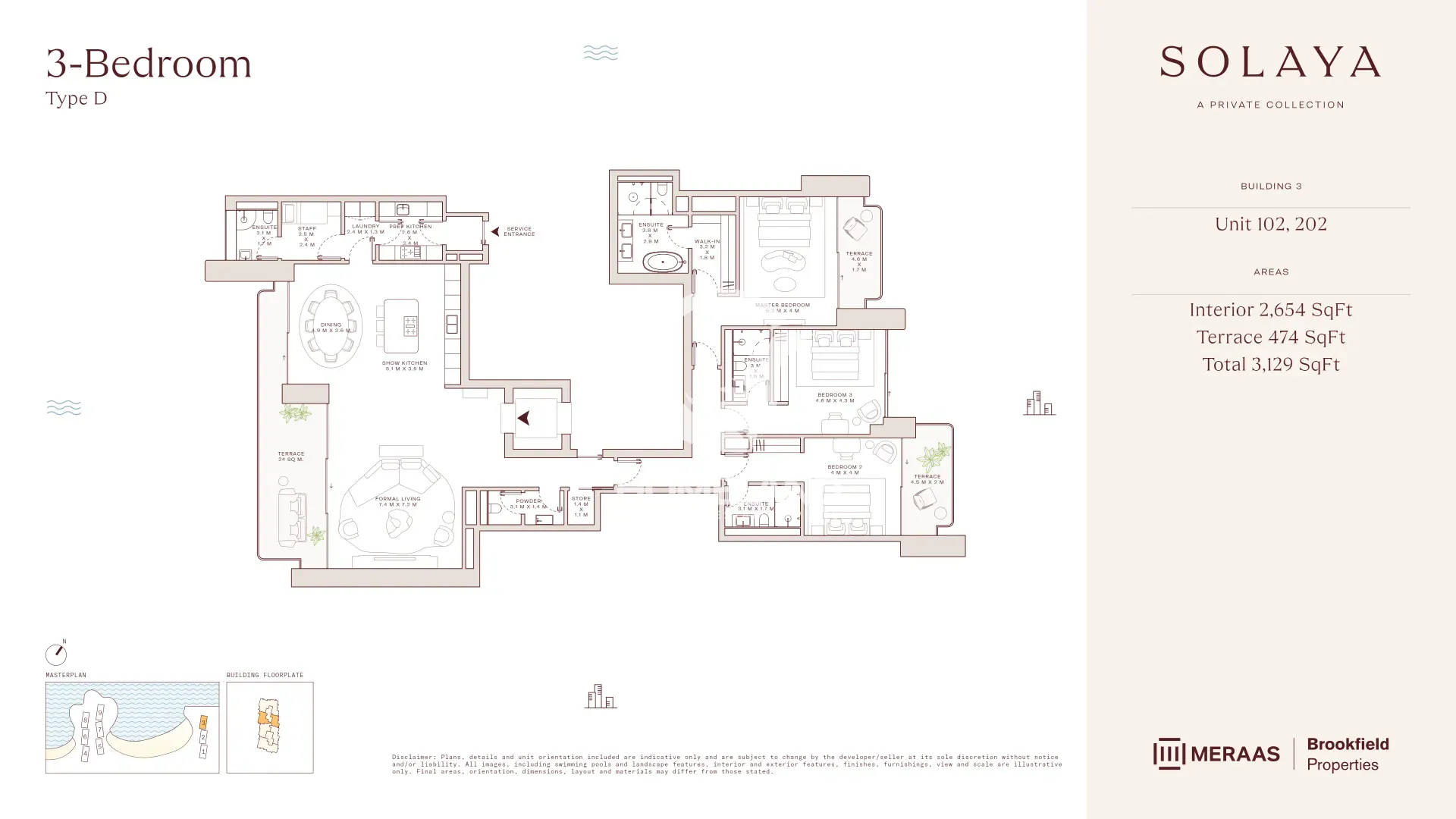 3 BR Type D