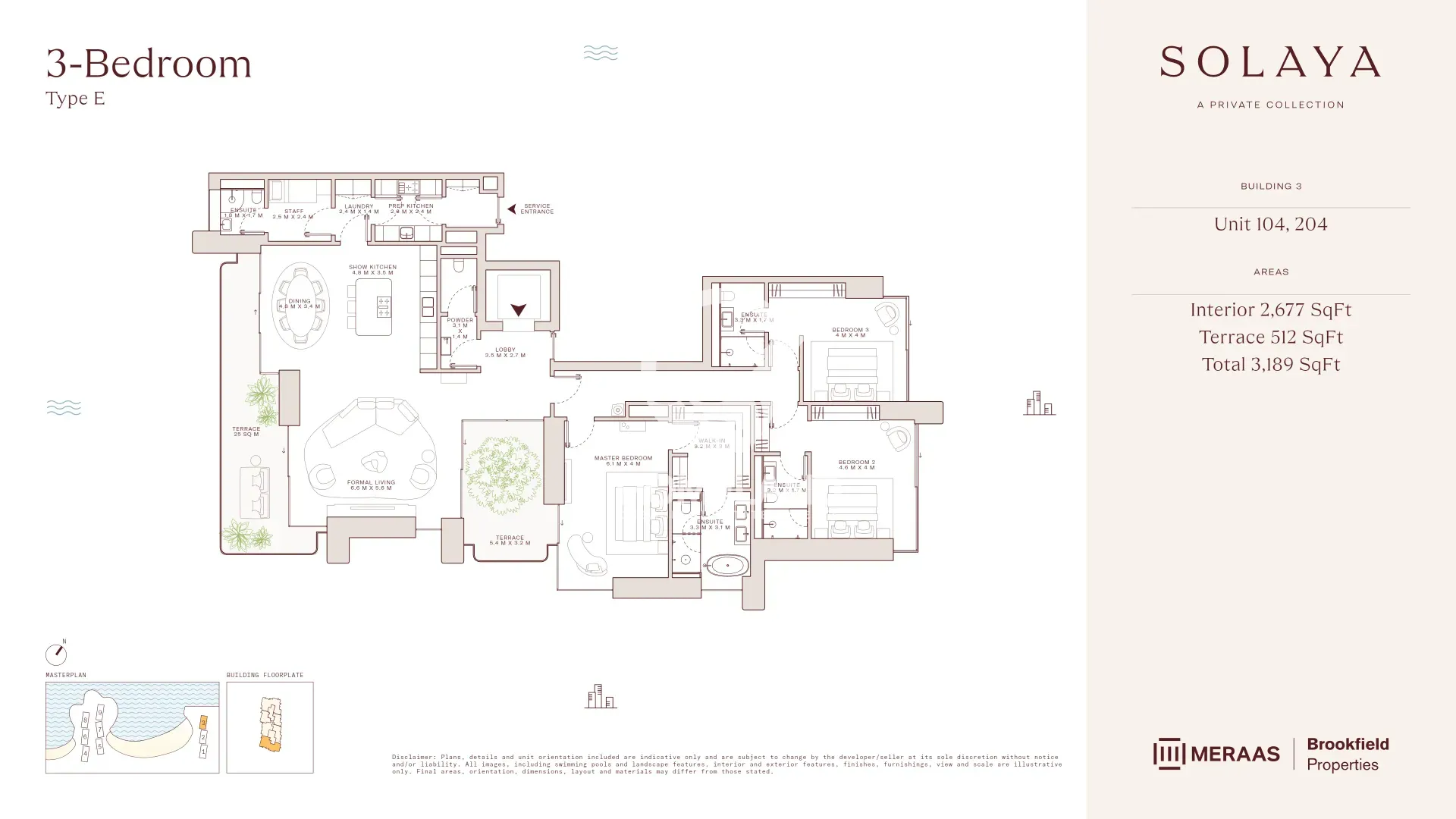 3 BR Type E