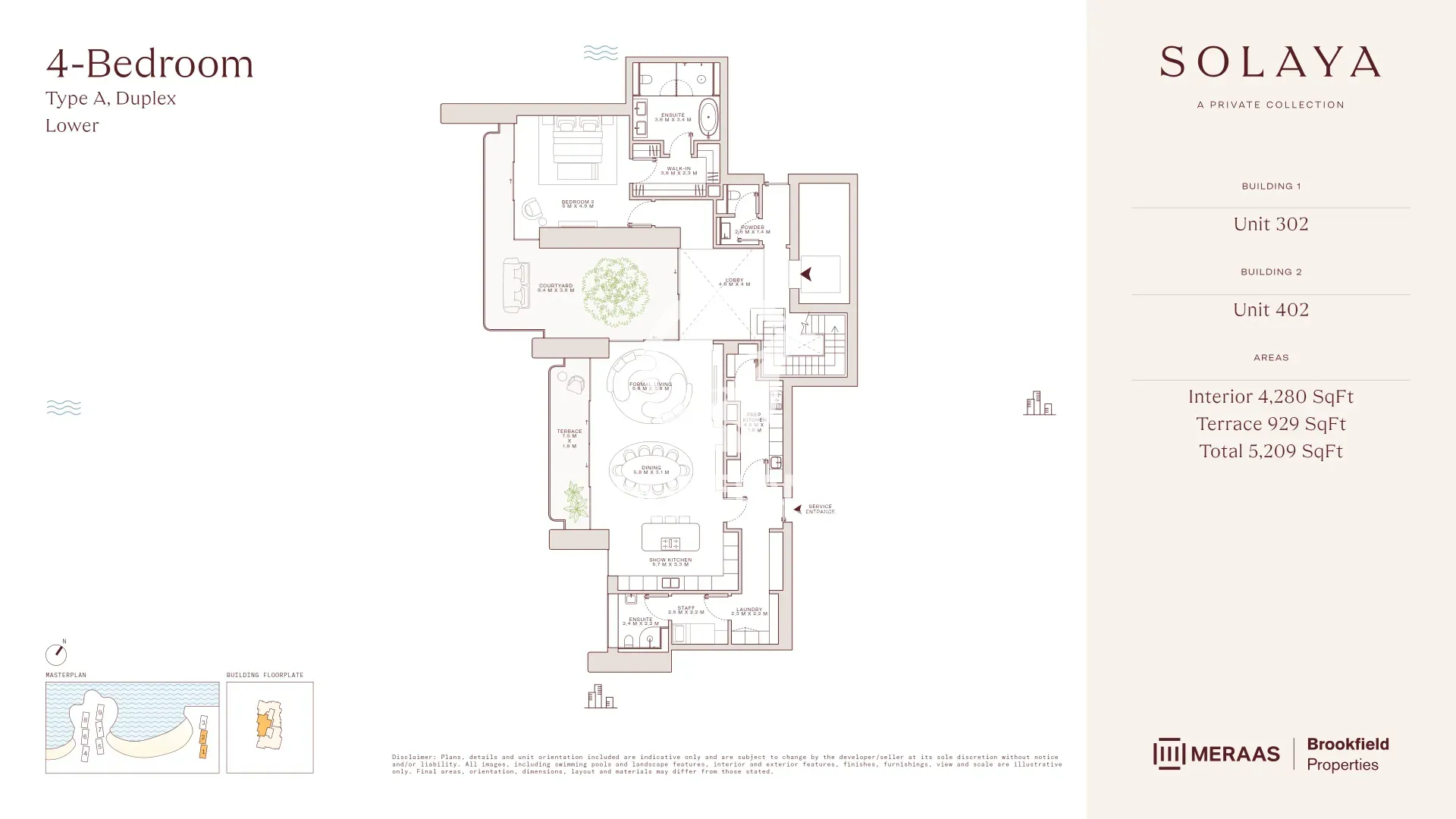 4 BR Type A - Duplex lower