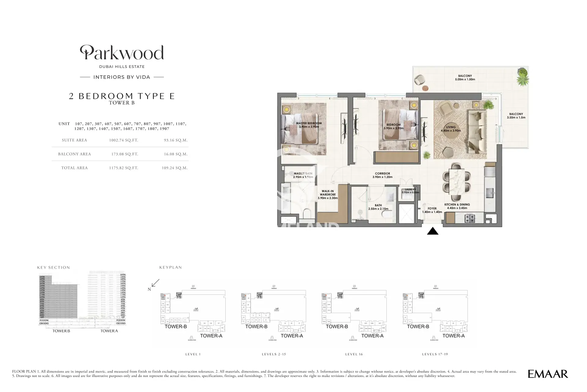 2 BR Type E -Tower B