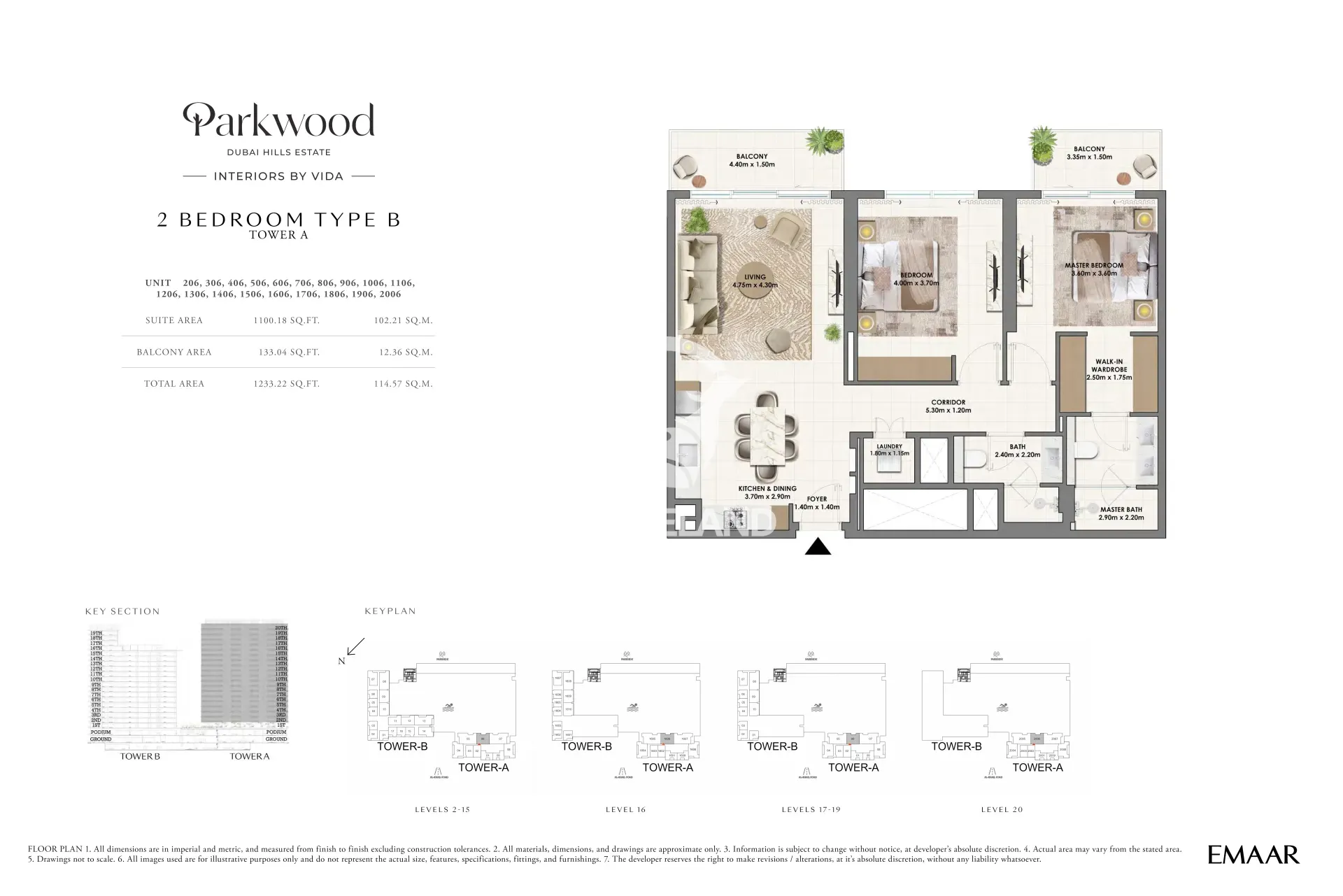 2 BR Type B-Tower A