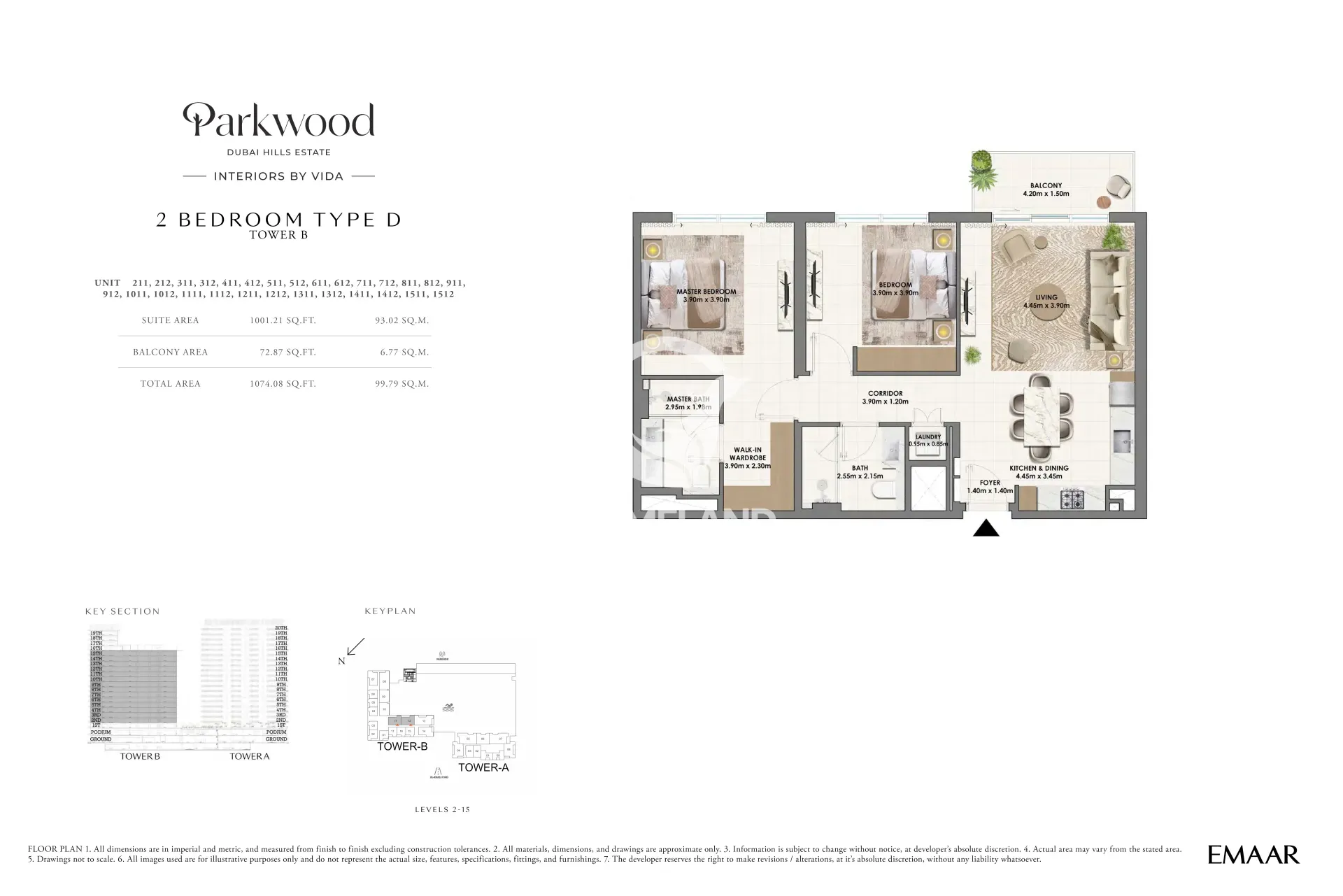 2 BR Type D-Tower B