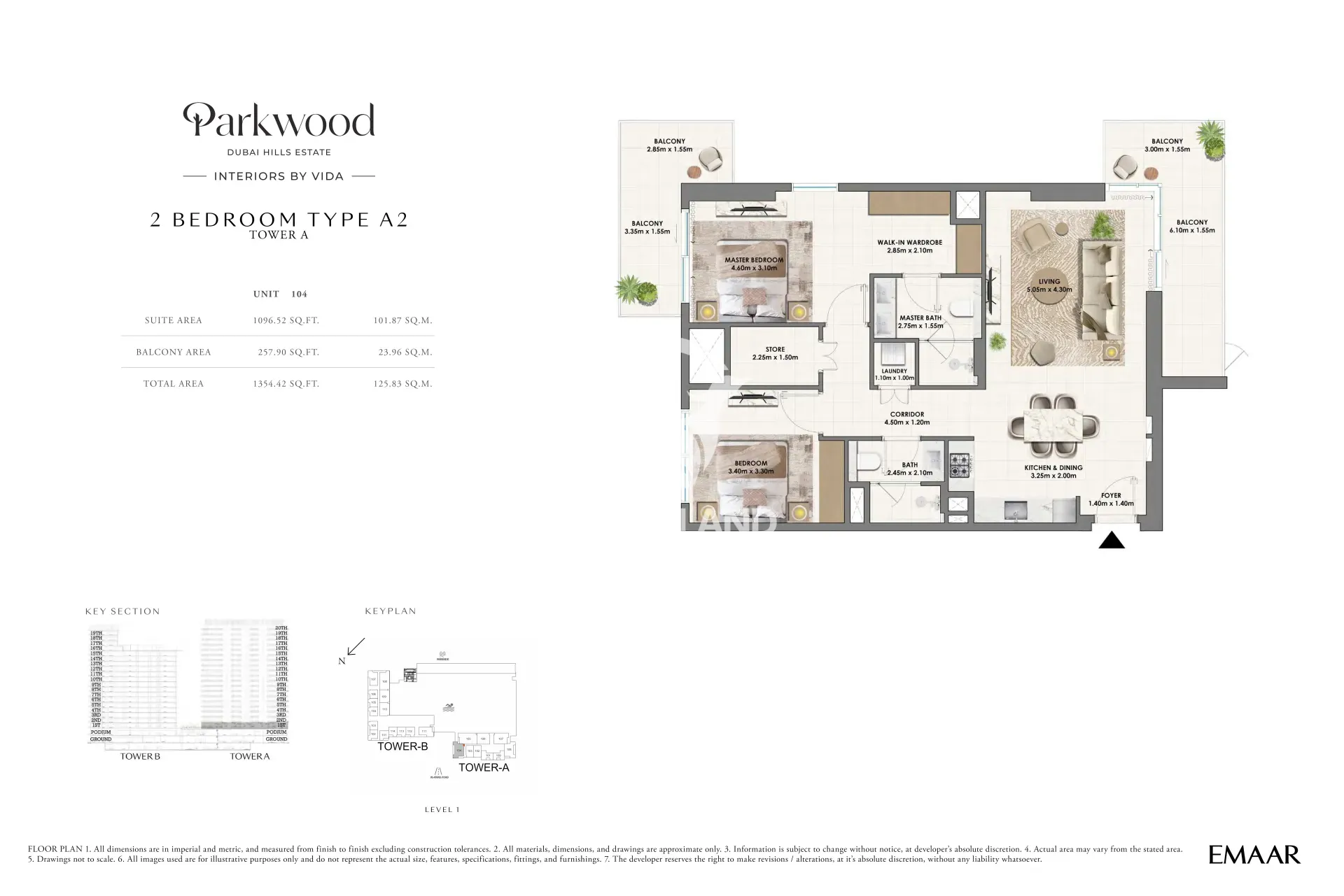 2 BR Type A2-Tower A