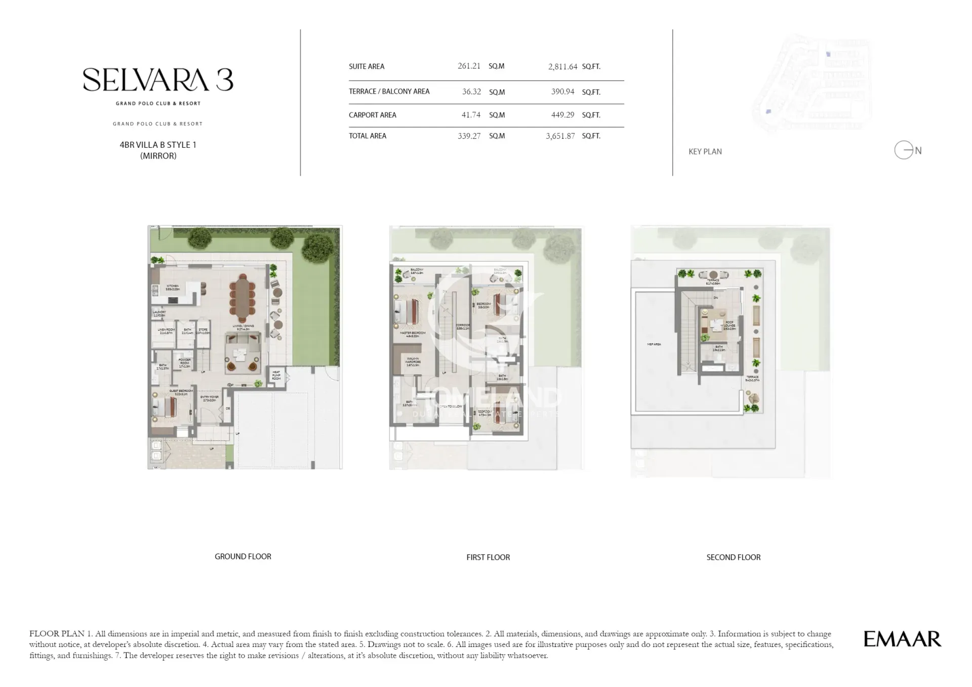 4BR Villa B style 1 ( Mirror)