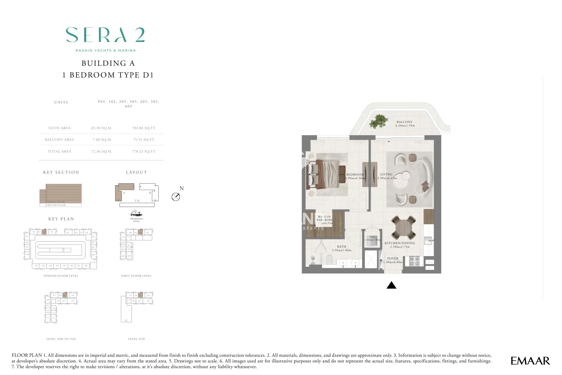 1BR Type D1