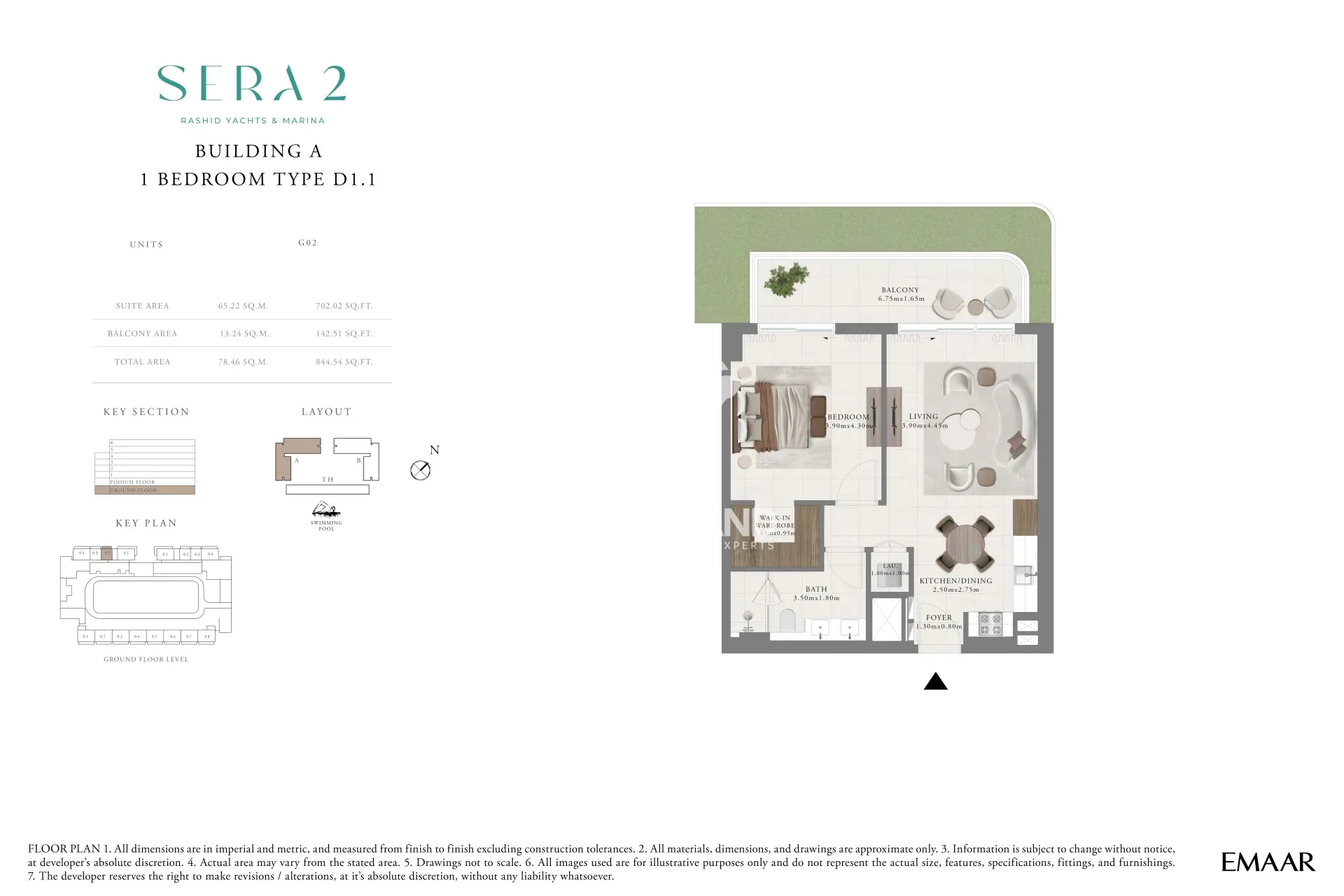1BR Type D1.1