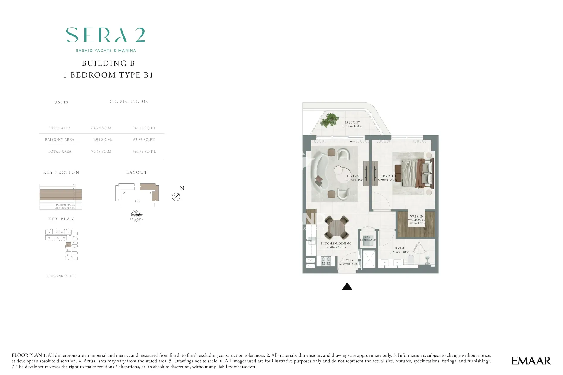 1BR Type B1