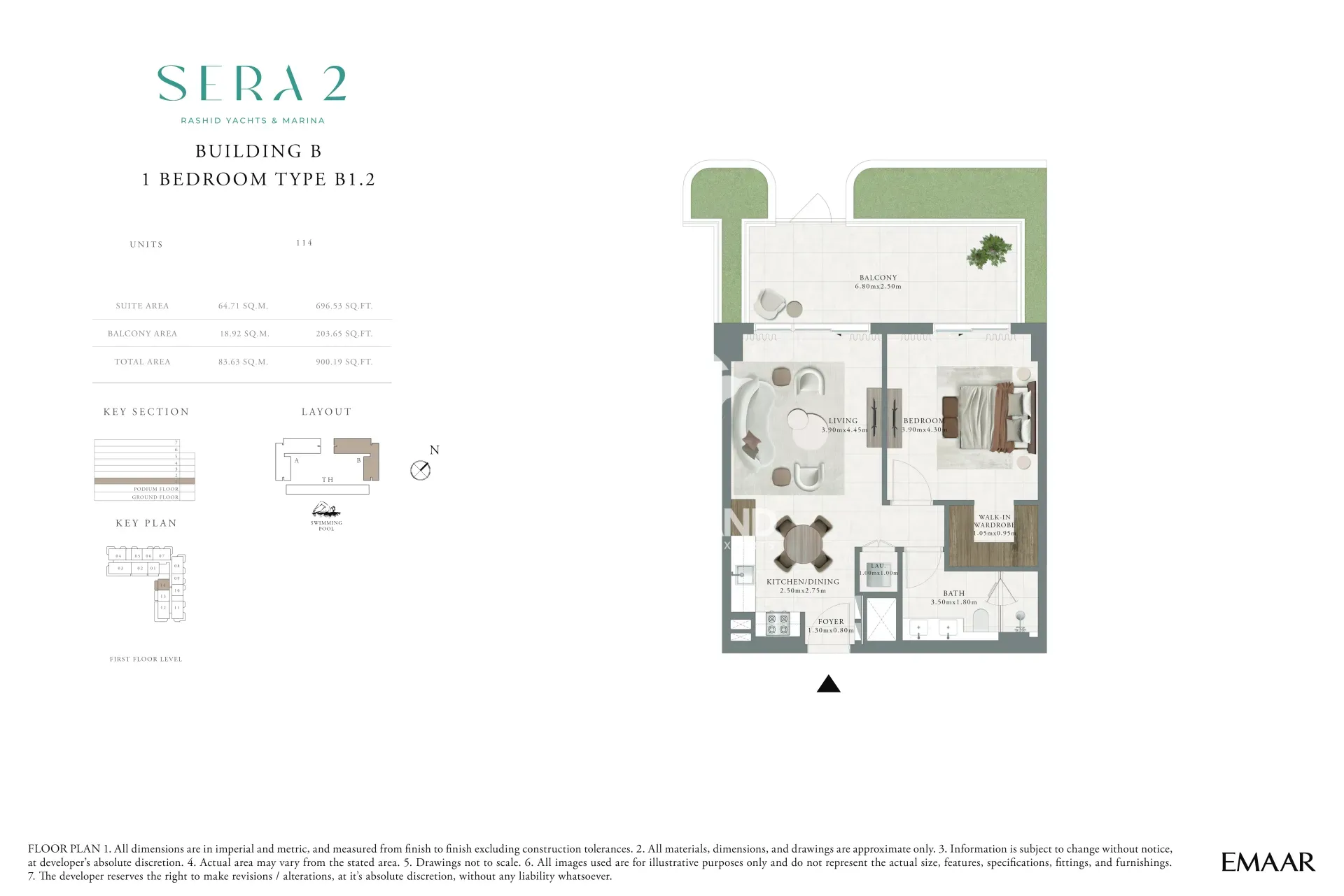 1BR Type B1.2