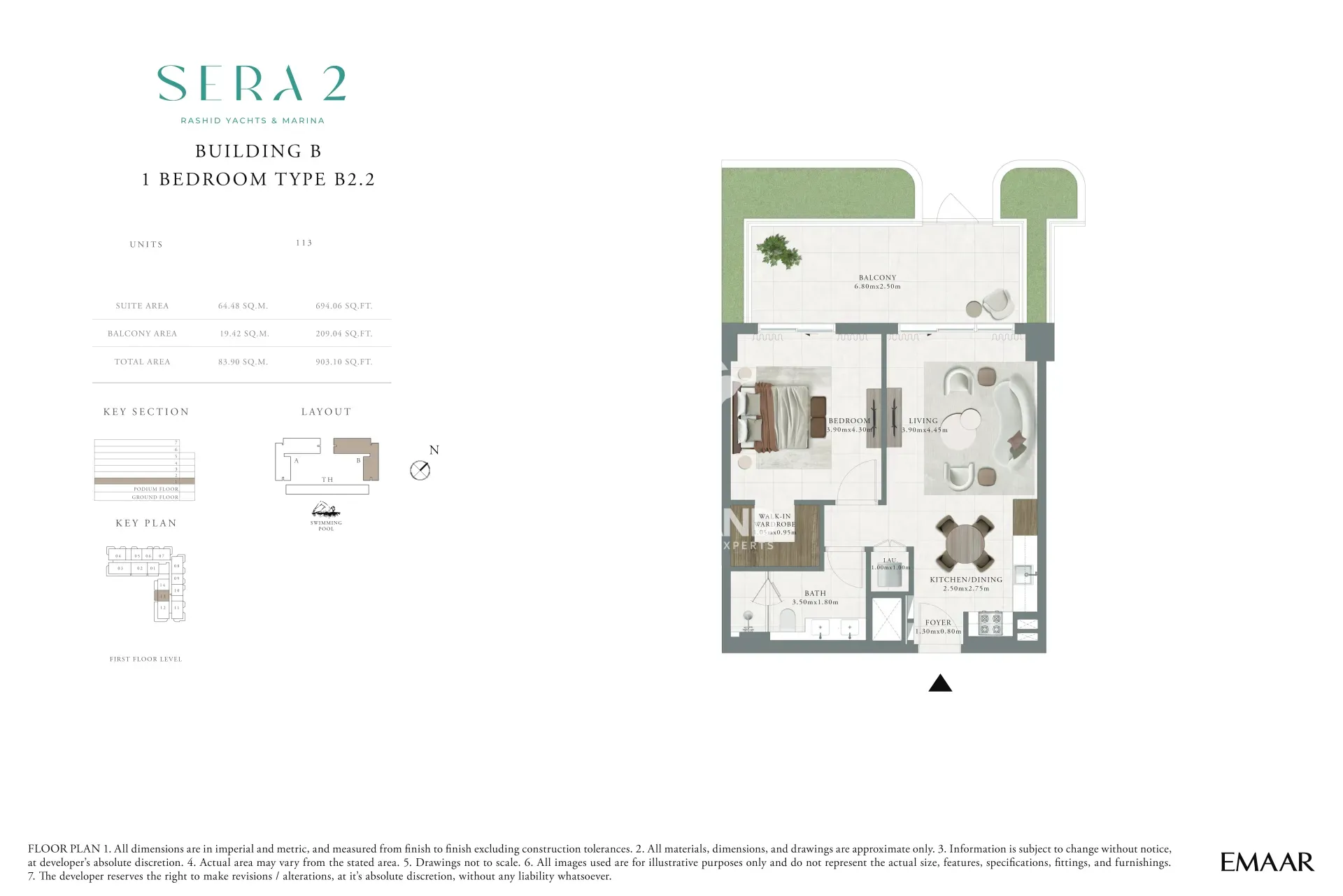 1BR Type B2.2