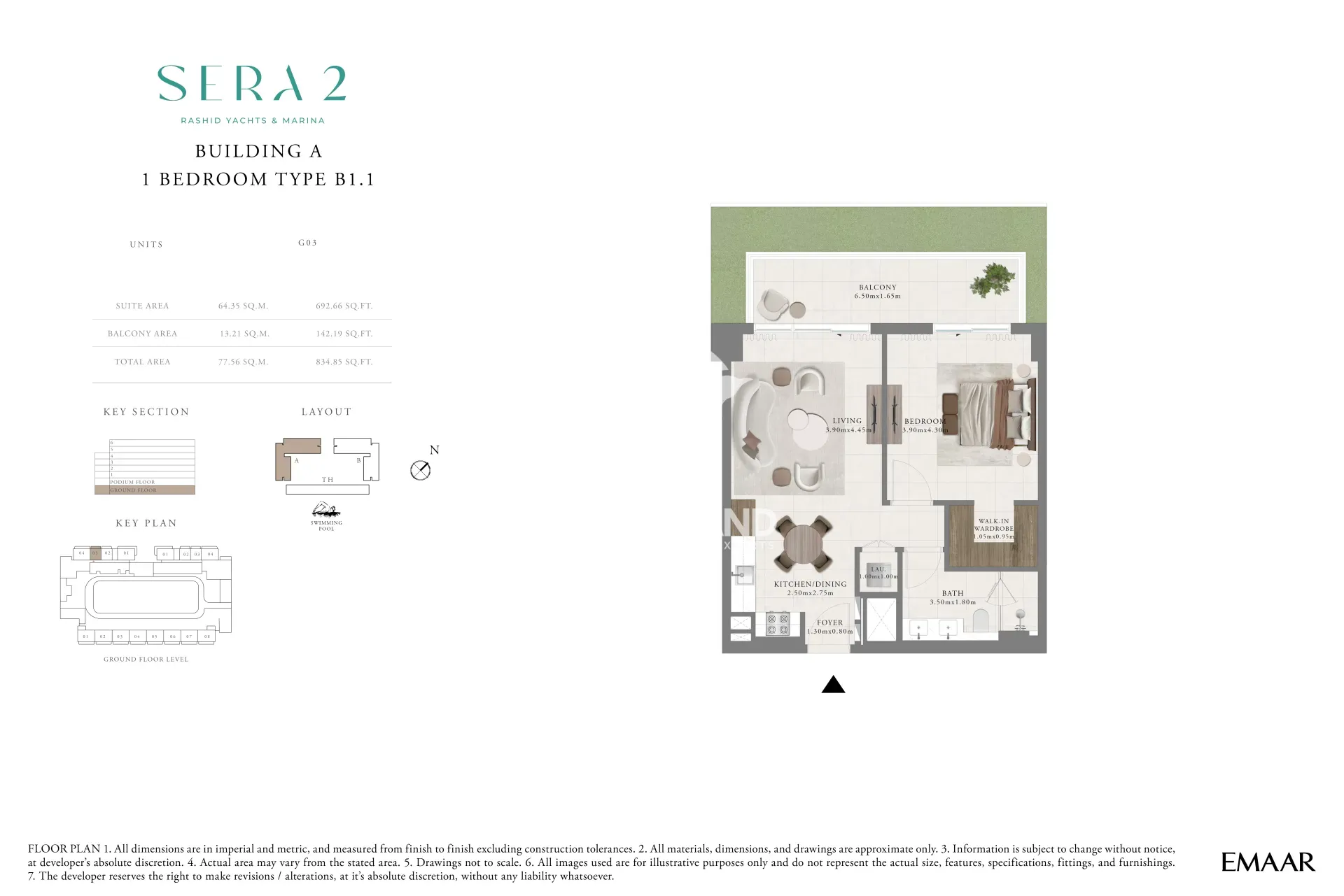 1BR Type B1.1