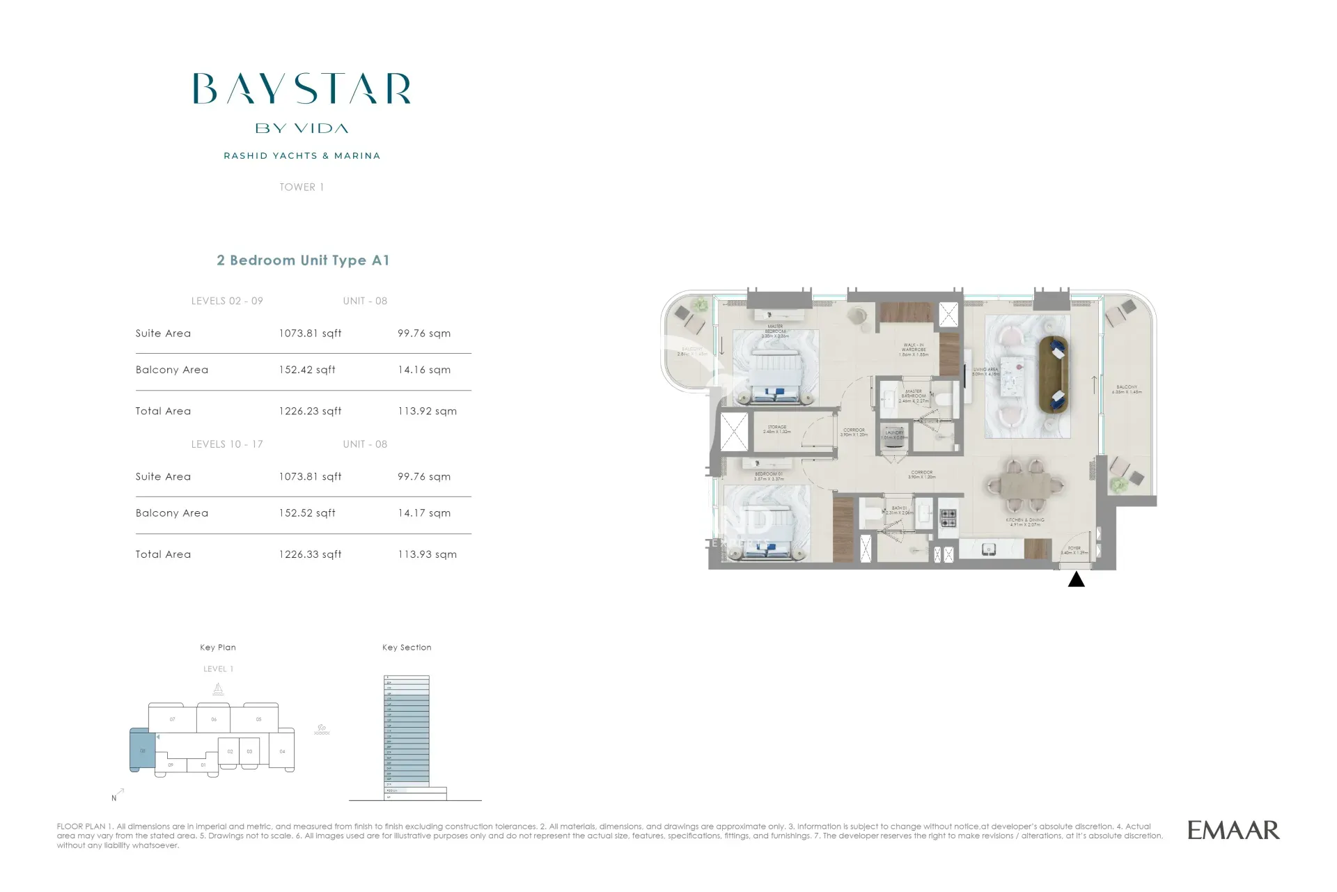 2 BR Type A1