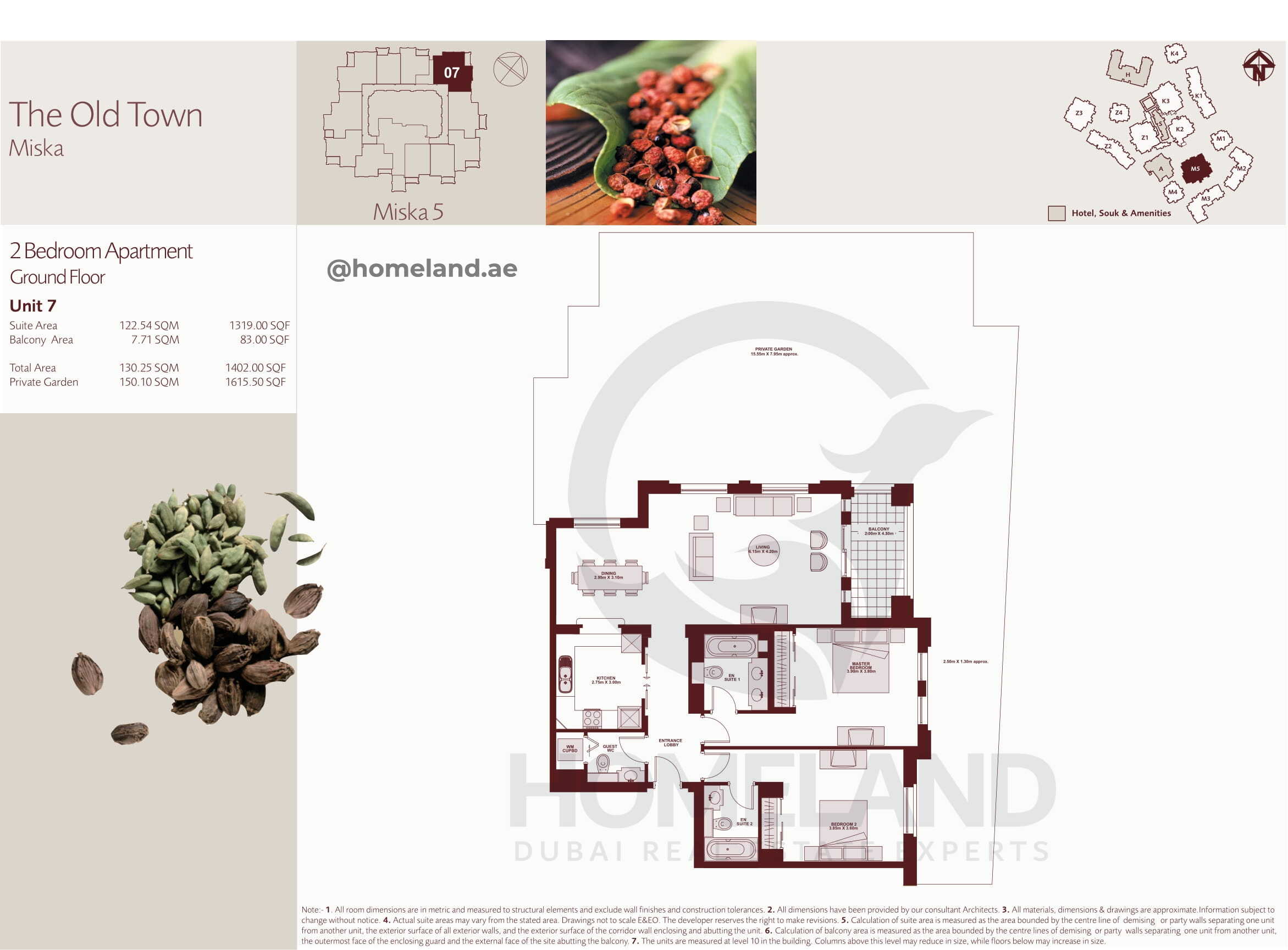 The Old Town Miska 5, Ground Floor, 1 BR, Unit 7, 1402+Garden SQFT
