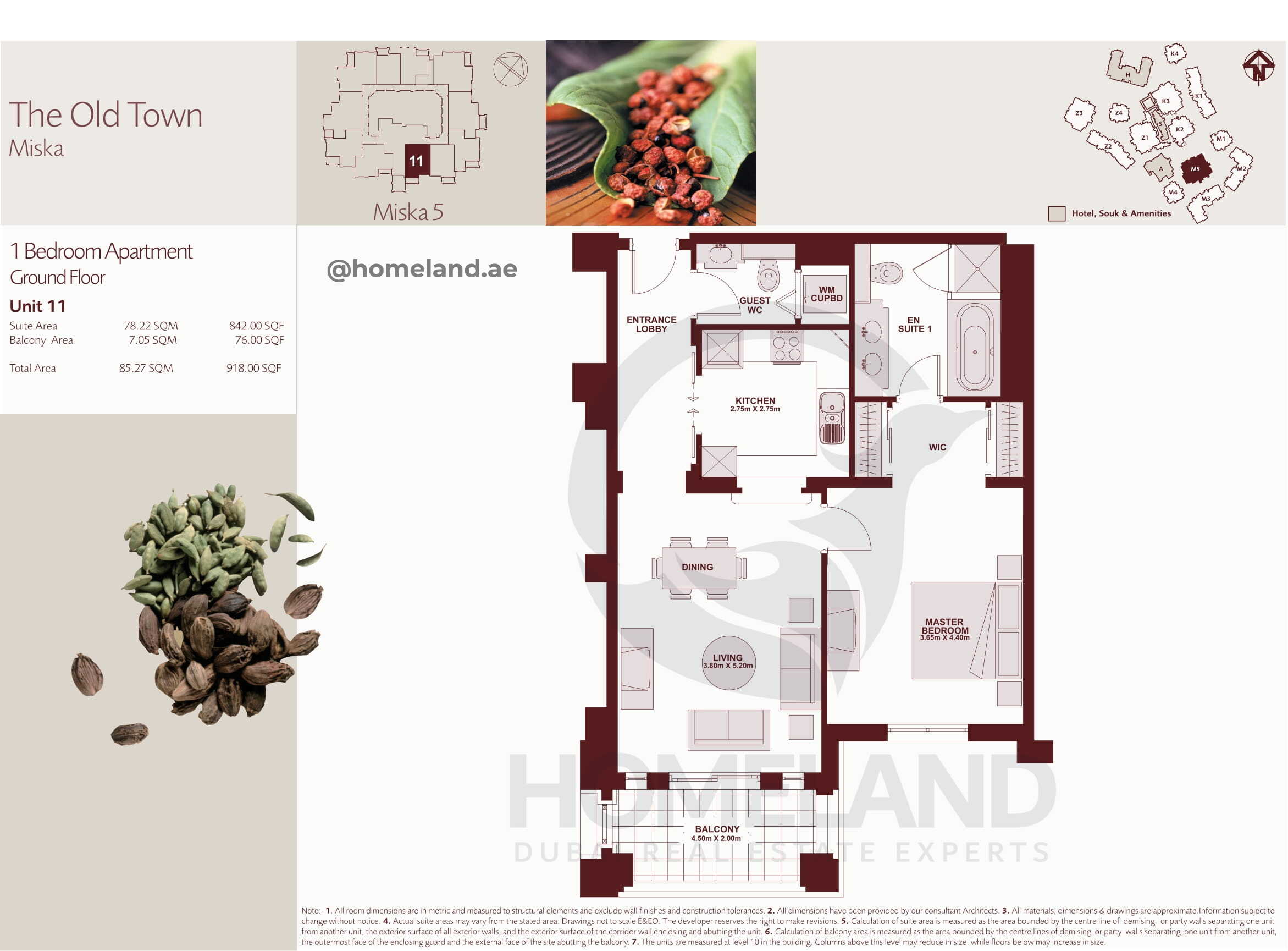 The Old Town Miska 5, Ground Floor, 1 BR, Unit 11, 918 SQFT