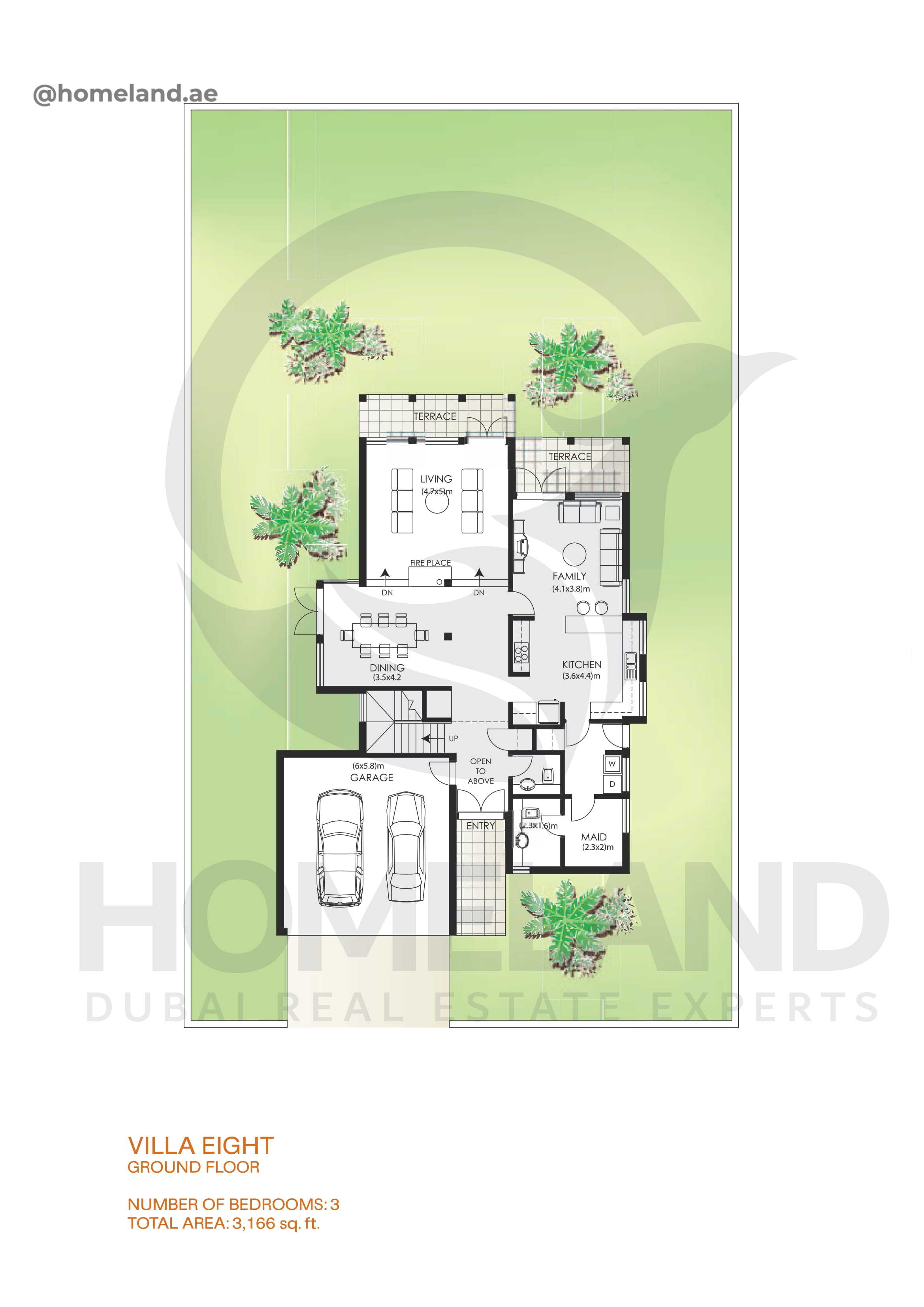 Savannah, Villa Eight, 3 BR, 3168 SQFT, Ground Floor