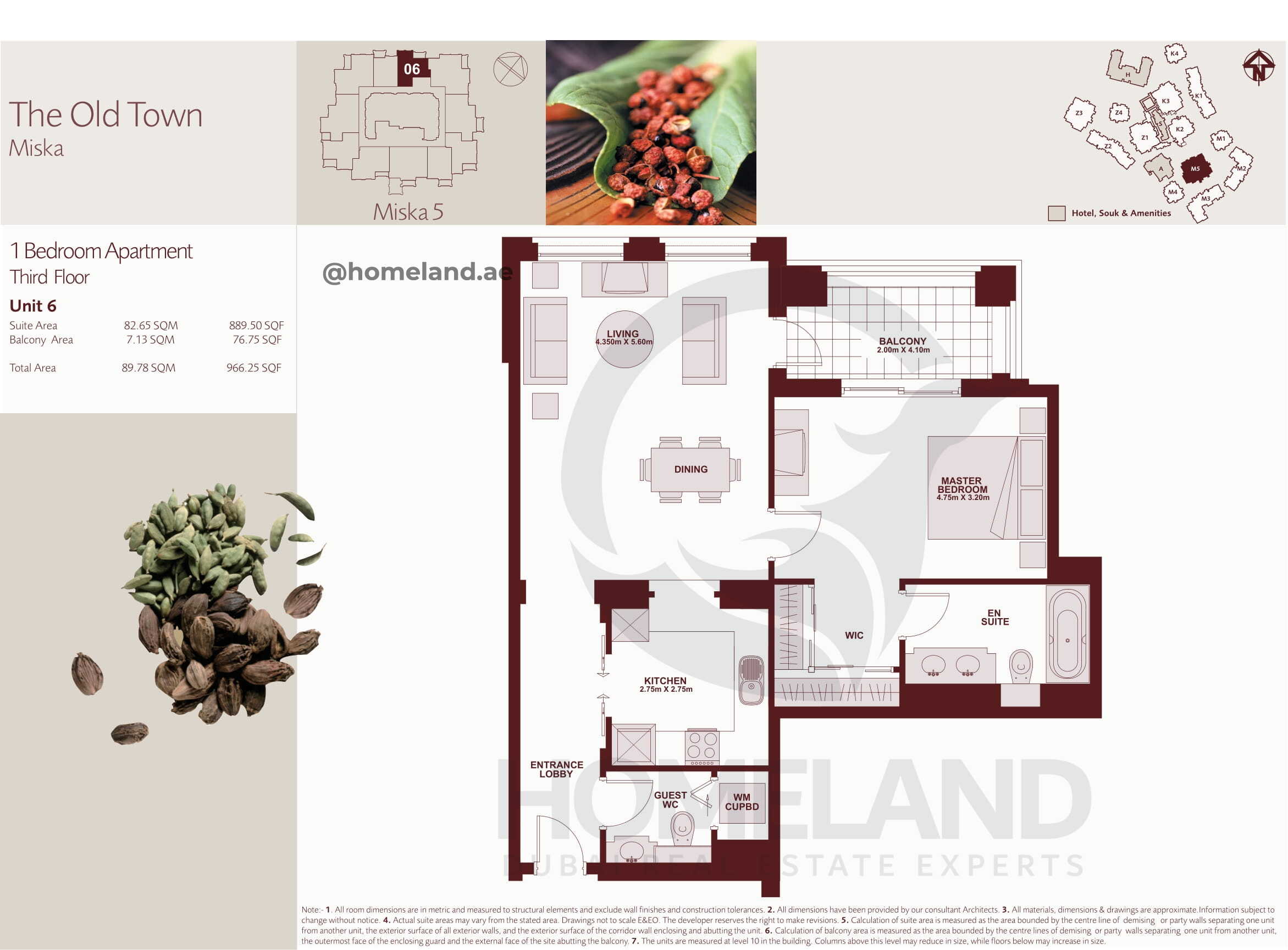 The Old Town Miska 5, Third Floor, 1 BR, Unit 6, 966 SQFT