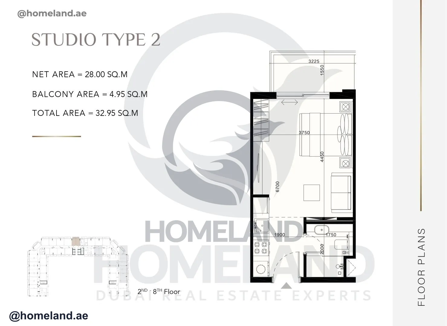 Laya Heights, Studio, Type 2, 355 SQFT