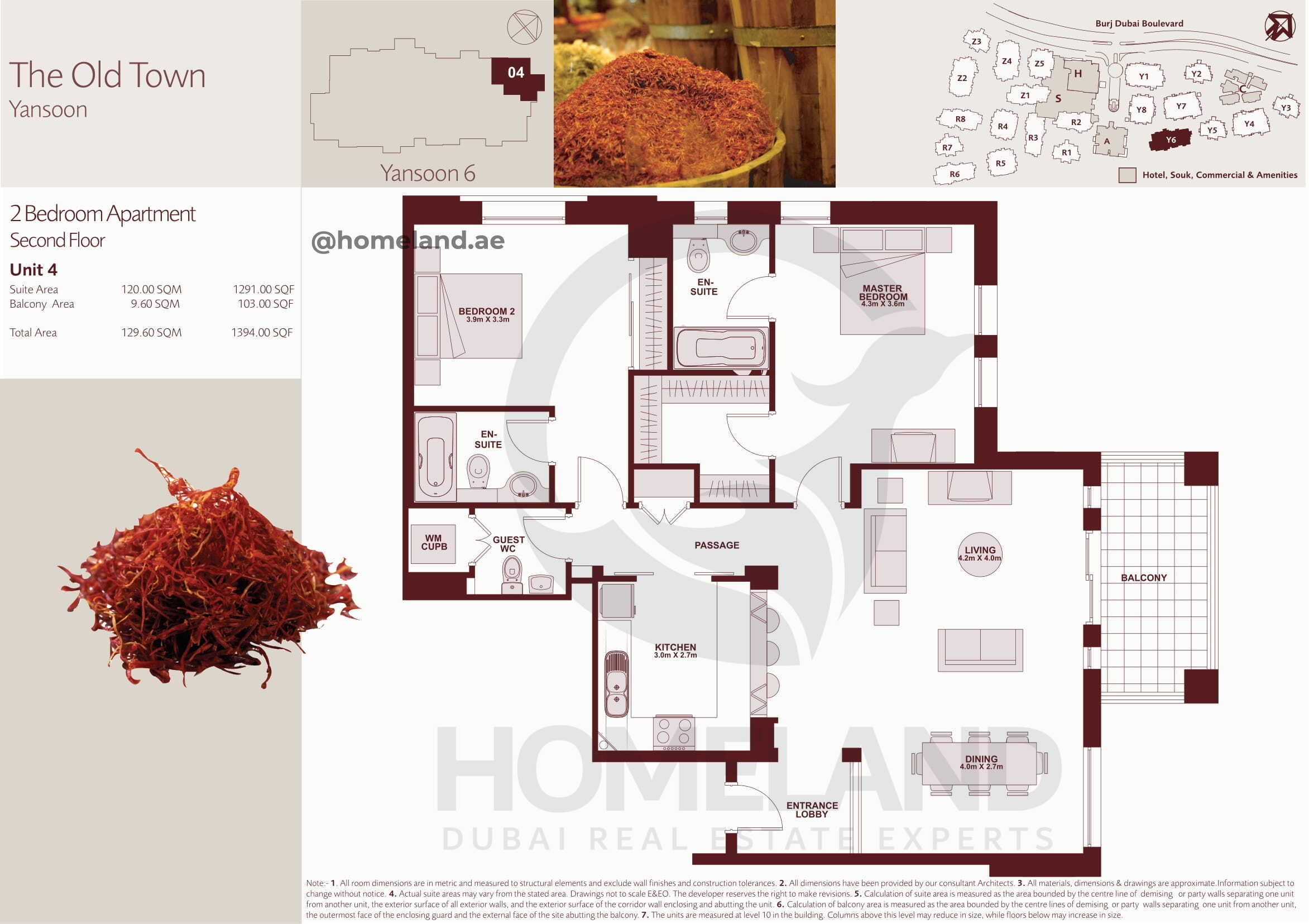 The Old Town Yansoon 6, Second Floor, 2 BR, Unit 4, 1394 SQFT
